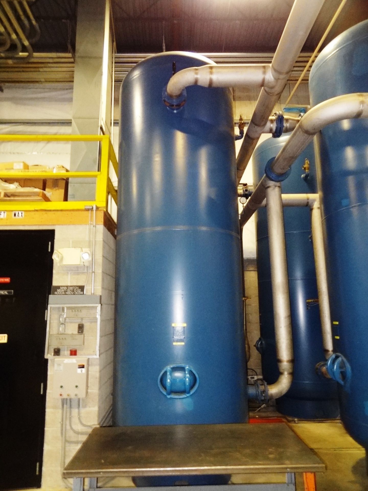 Steel Fab 2500 Gallon High Pressure Air Receiver - 5'-6" Dia X 14'-6" Strai | Located in Hudson, NH