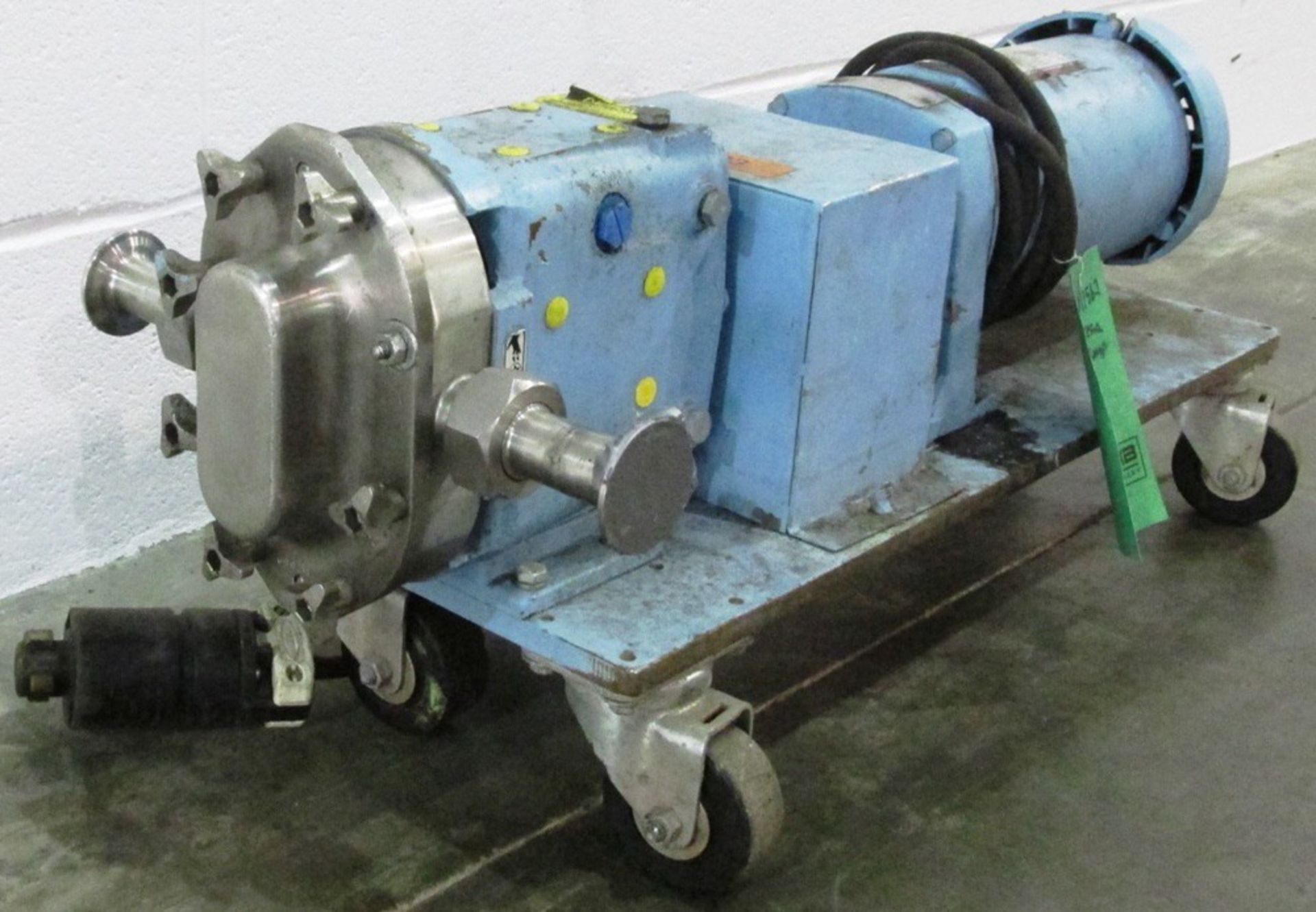 Waukesha Positive Displacement Pump and Motor | Seller to Load at No Cost