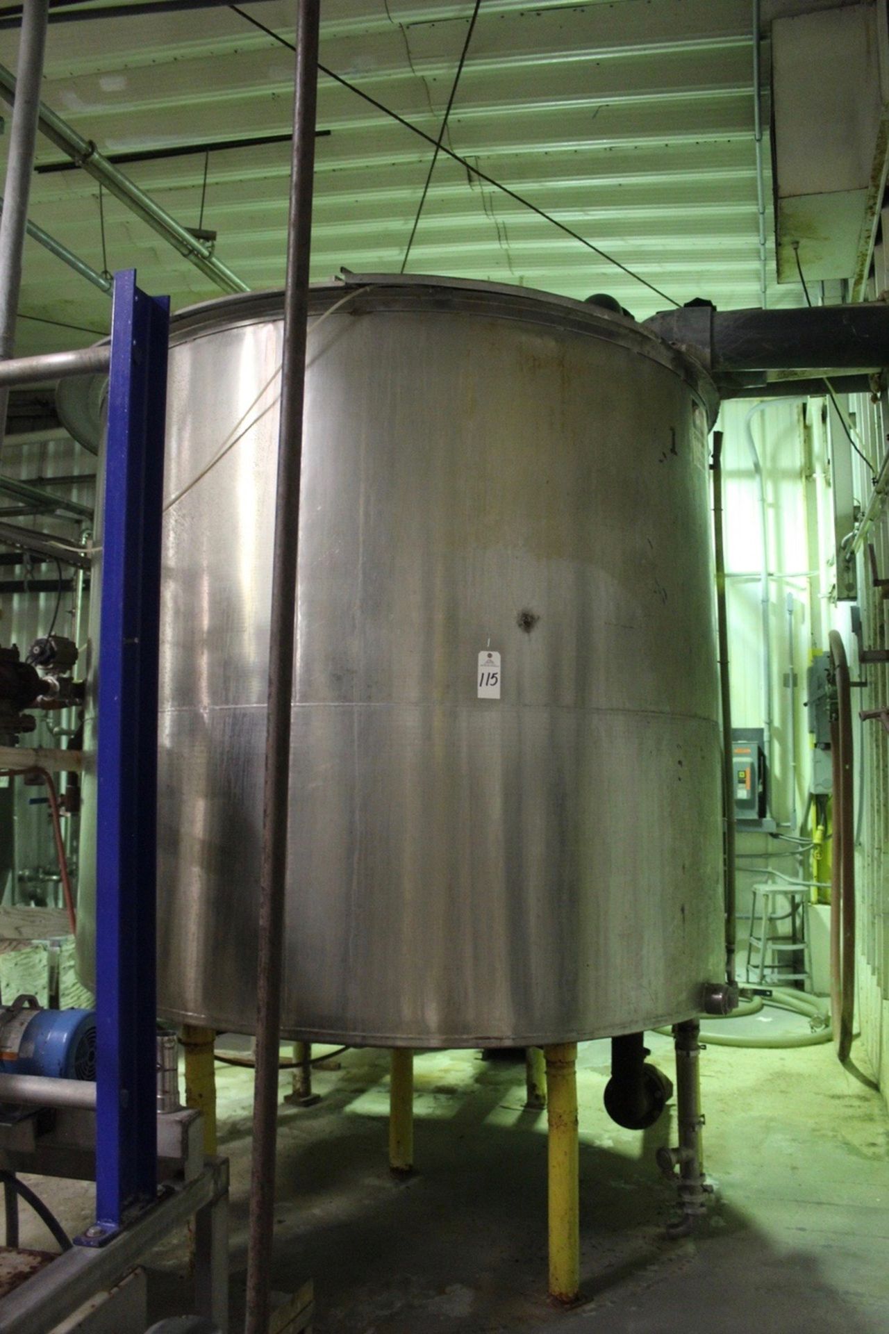 Stainless Steel Cooling Tower Holding Tank | Rigging: Contact Rigger