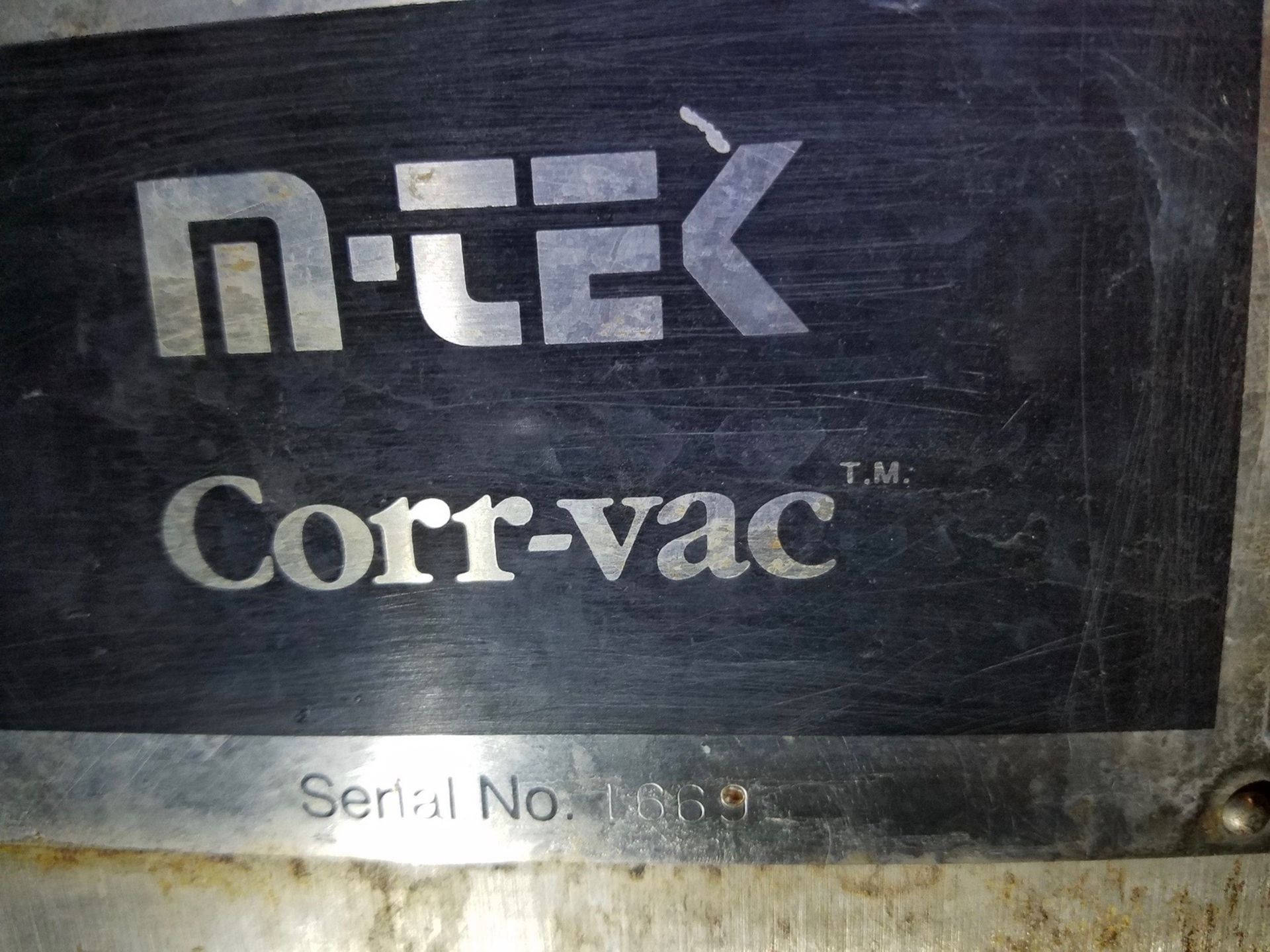 M-Tek Corr-Vac Bag Sealer, S/N 1669 | Rigging: $40 - Image 2 of 2