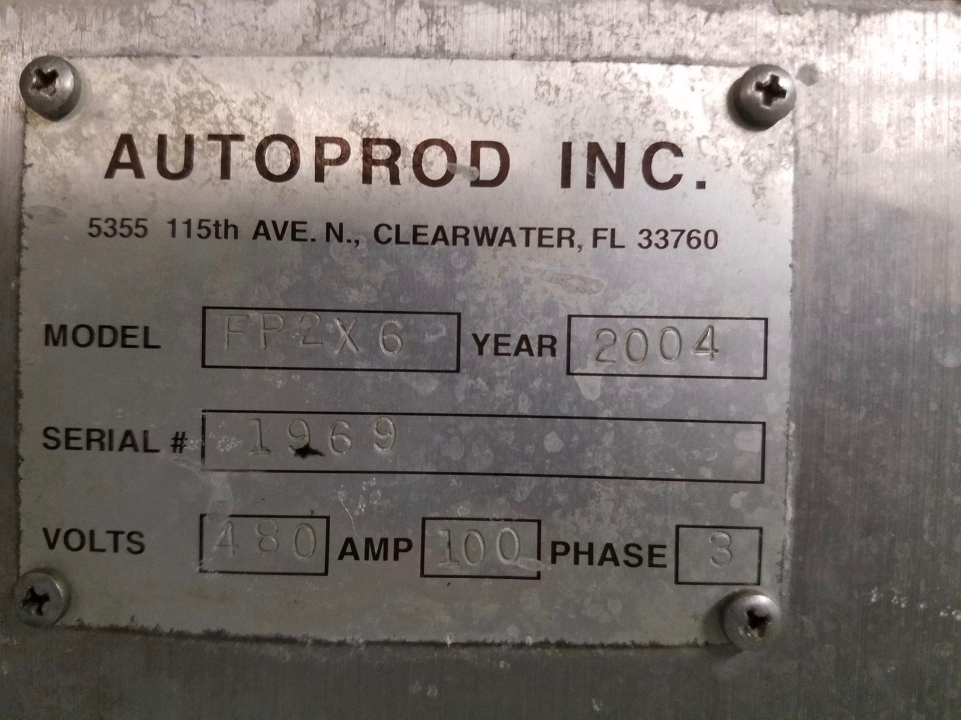 2004 Autoprod Inc 6 Station, 4 Oz Tub Filling/Sealing Machine |Subject to Bulk 149B | Rigging: $3500 - Image 9 of 9