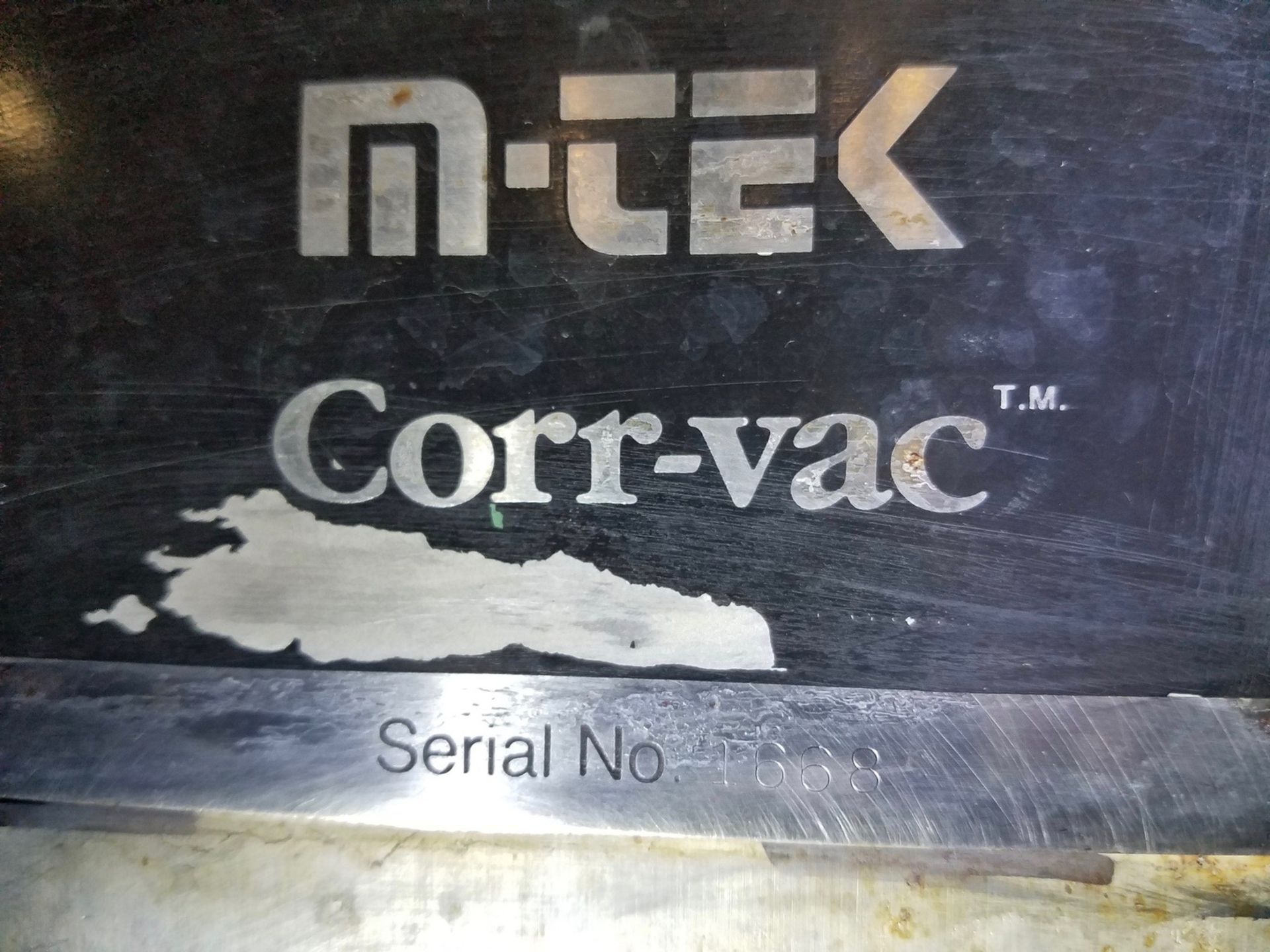 M-Tek Corr-Vac Bag Sealer, S/N 1668 | Rigging: $40 - Image 2 of 2