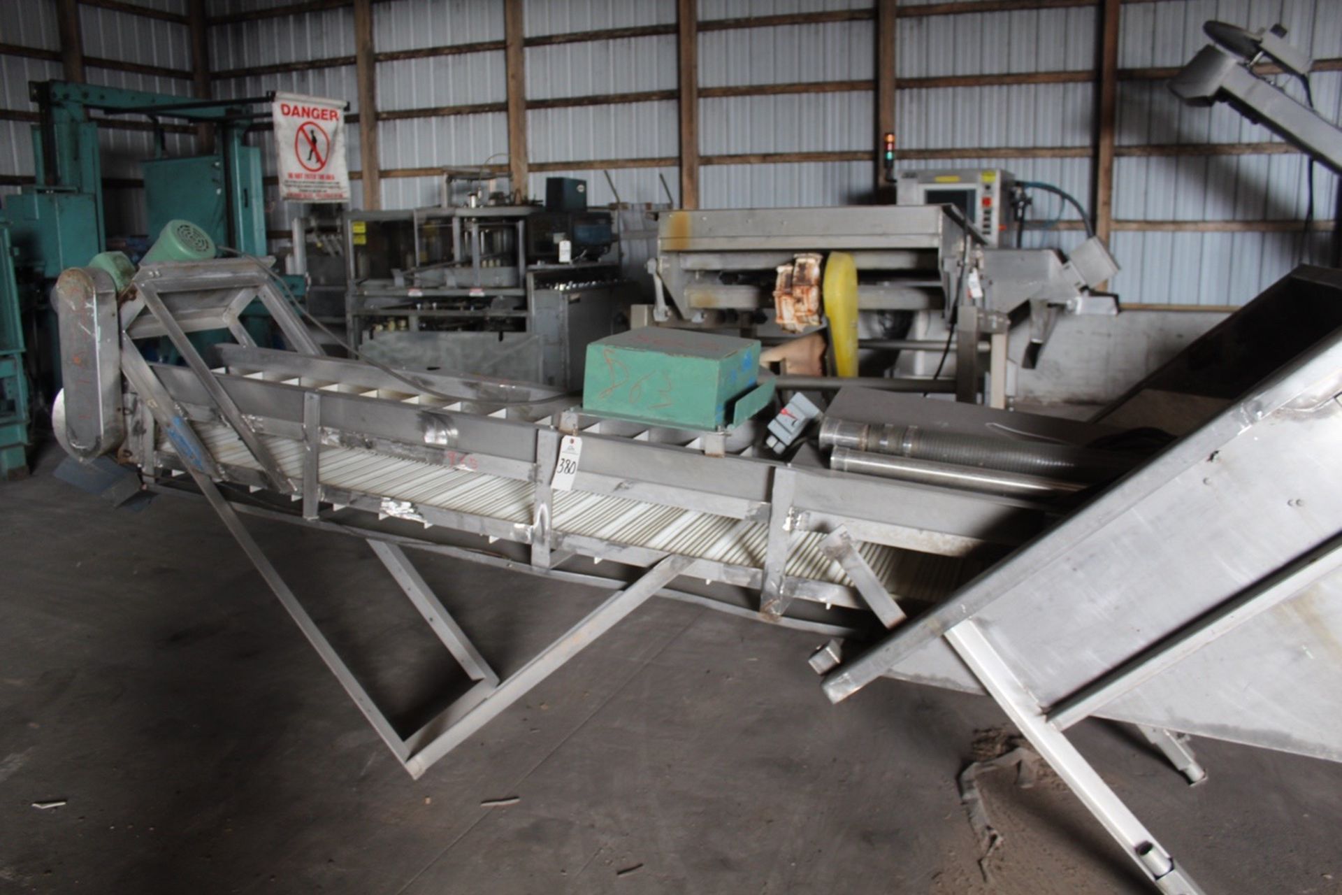 SS Bulk Unload/Rinse Hopper, W/ Elevator Conveyor | Rigging: $225