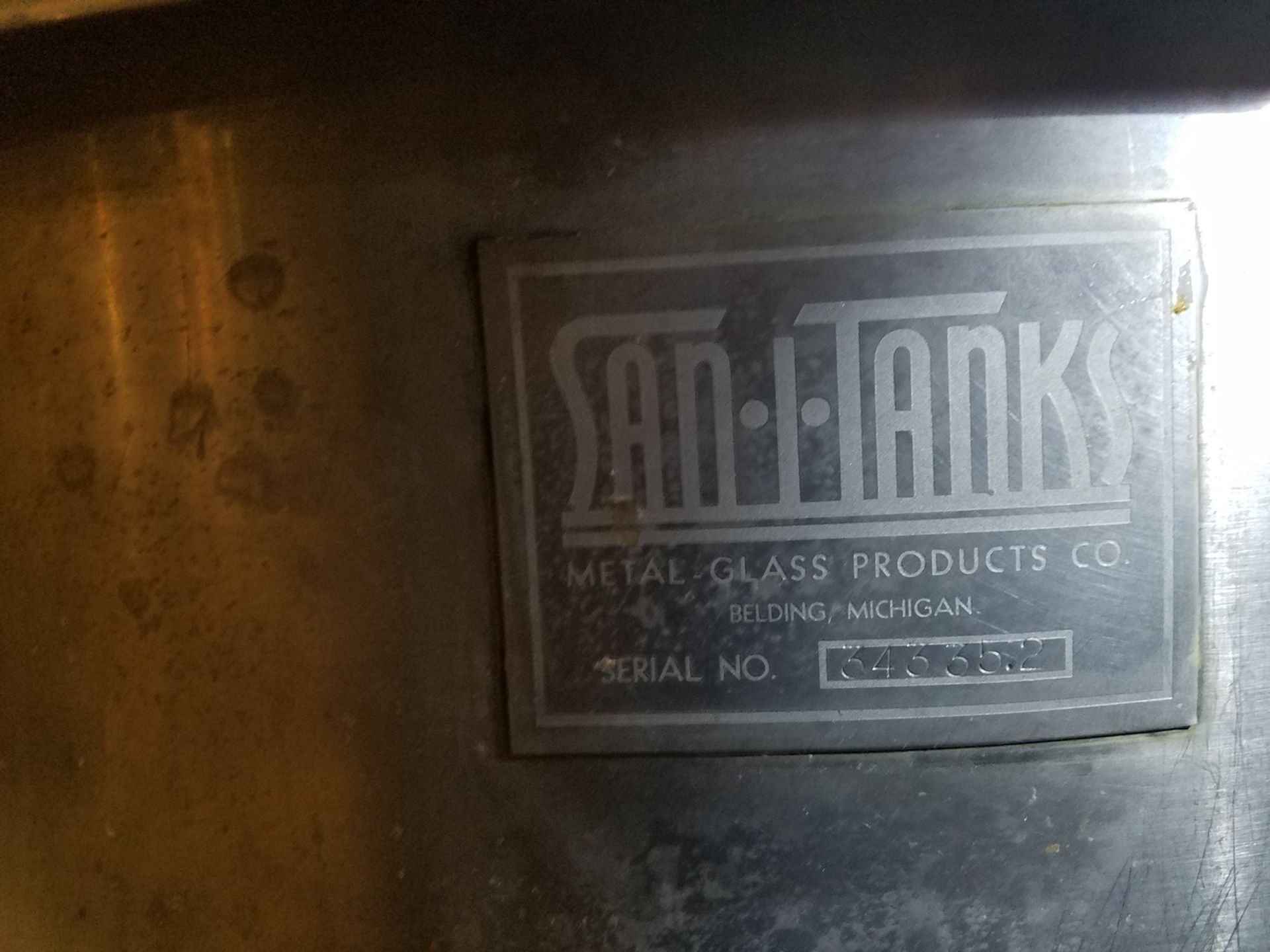 San-I-Tanks, Stainless Mix Tank, 100 Gallon Cap. | Rigging: $85 - Image 5 of 6