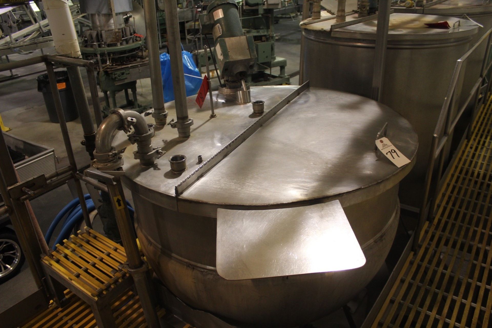 Hamilton Stainless Mixing Kettle, 200 Gal. Cap. | Rigging: $300 - Image 2 of 5