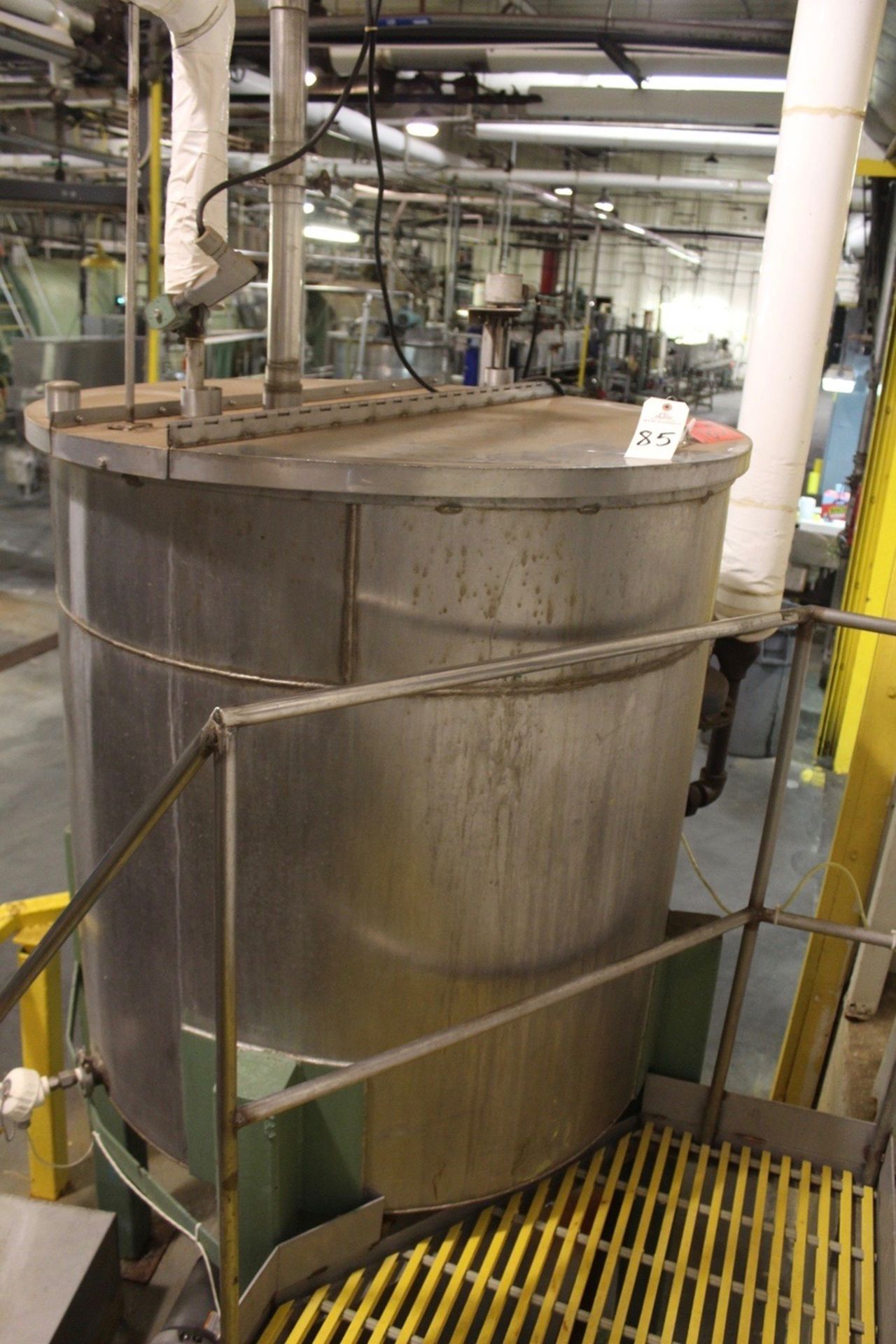 Stainless Heated/Mixing Tank, 45" X 48" | Rigging: $225 - Image 2 of 3