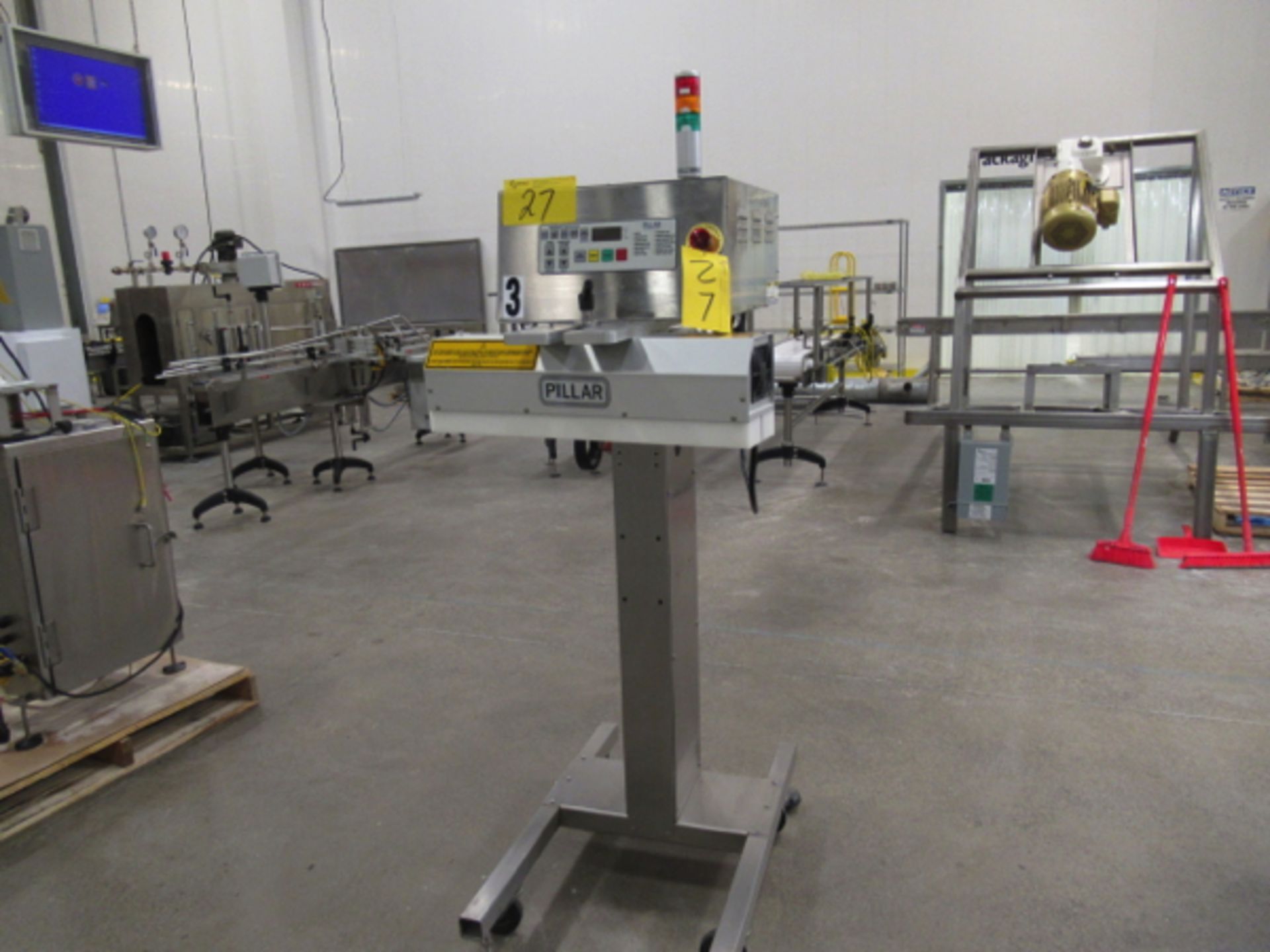 2009 PILLAR INDUCTION SEALER MODEL UNFOILER U2P1002000000 PART # CB100 | RIGGING/LOADING FEE: $25