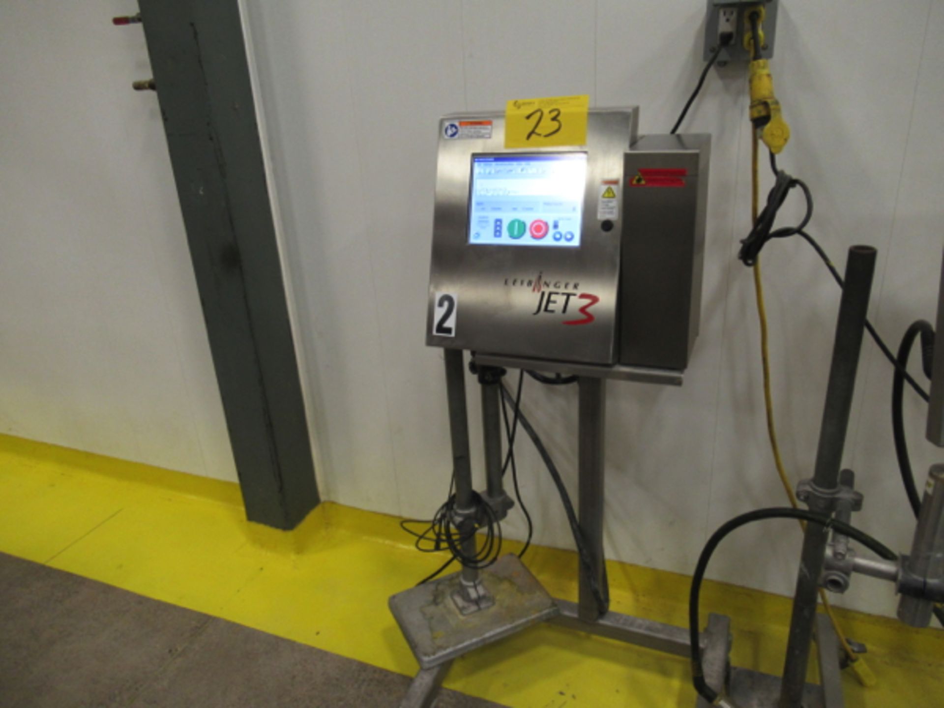 2012 LEIBINGER JET3Pi INK JET DATE-CODE MARKING SYSTEM S/N: LJ303601 D | RIGGING/LOADING FEE: $25