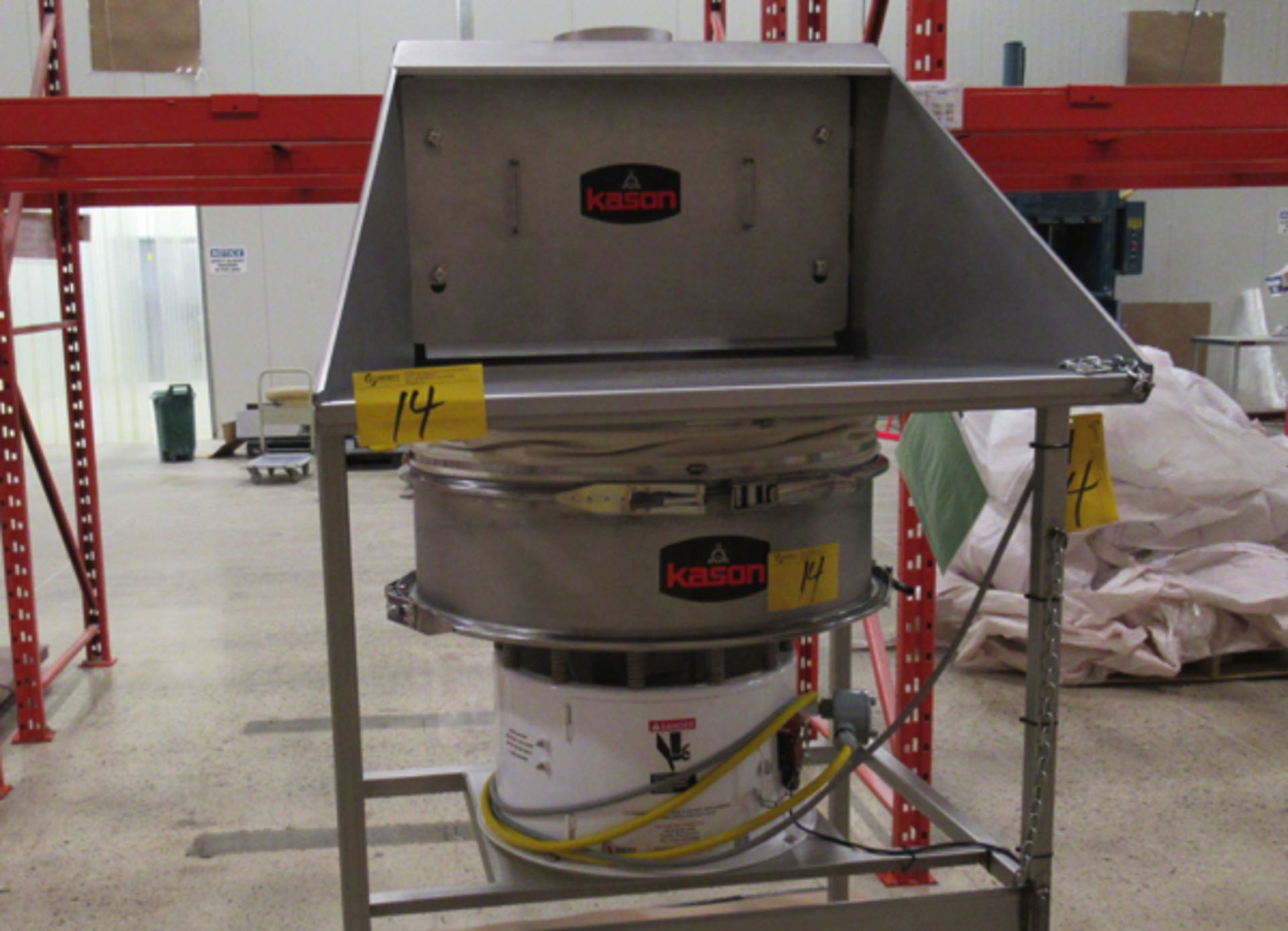 2015 KASON VIBRATORY SIFTER MODEL K-SERIES KBDS-30-SS, JOB # K-31970 W | RIGGING/LOADING FEE: $250