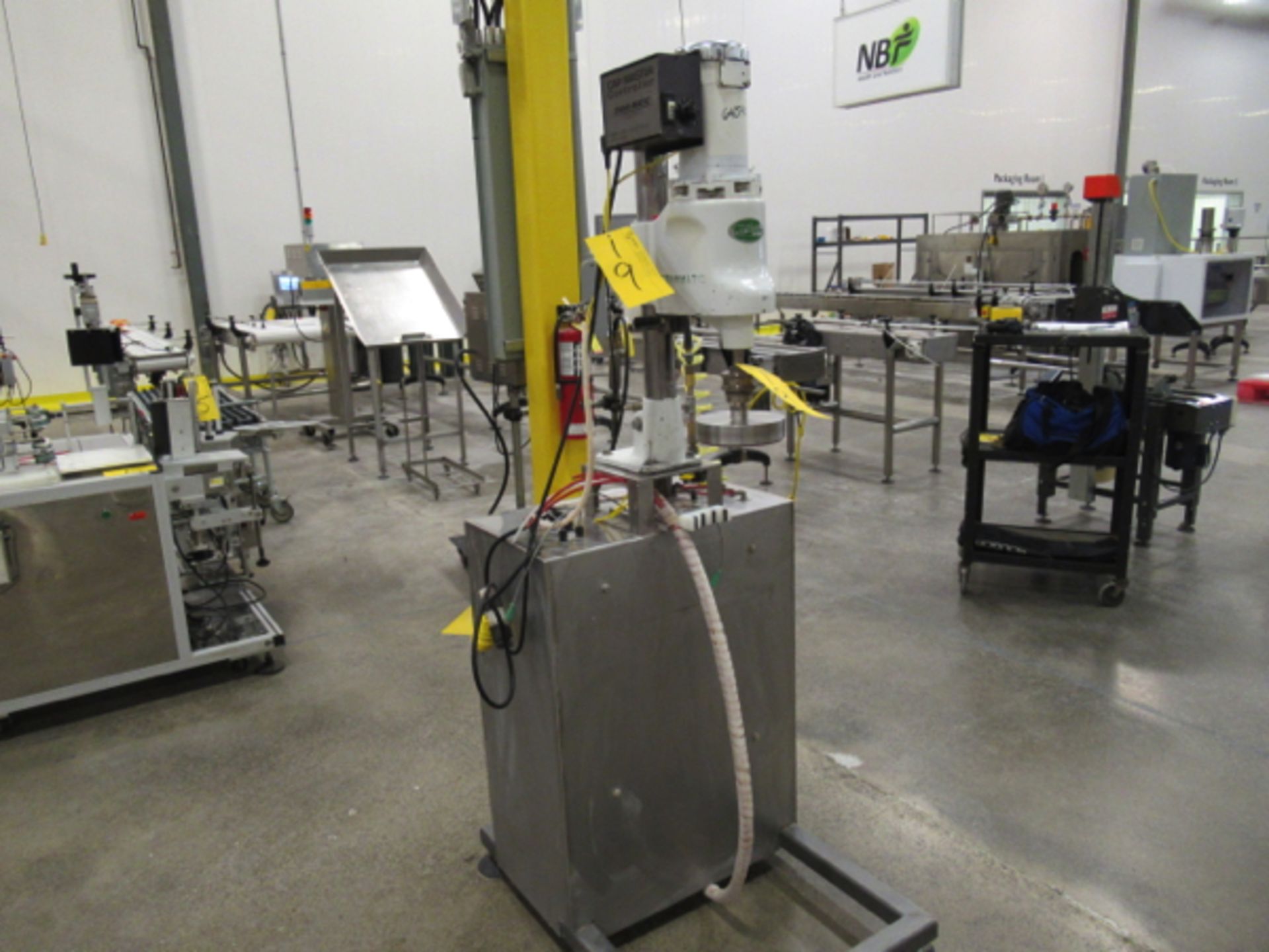 SWAN -MATIC CAP-MASTER BOTTLE CAPPING MACHINE W/RPM CONTROL & DIGITAL | RIGGING/LOADING FEE: $50 - Image 2 of 4