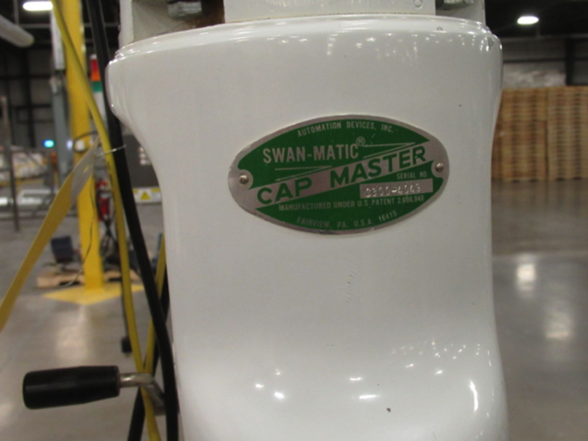 SWAN -MATIC CAP-MASTER BOTTLE CAPPING MACHINE W/RPM CONTROL & DIGITAL | RIGGING/LOADING FEE: $50 - Image 4 of 4