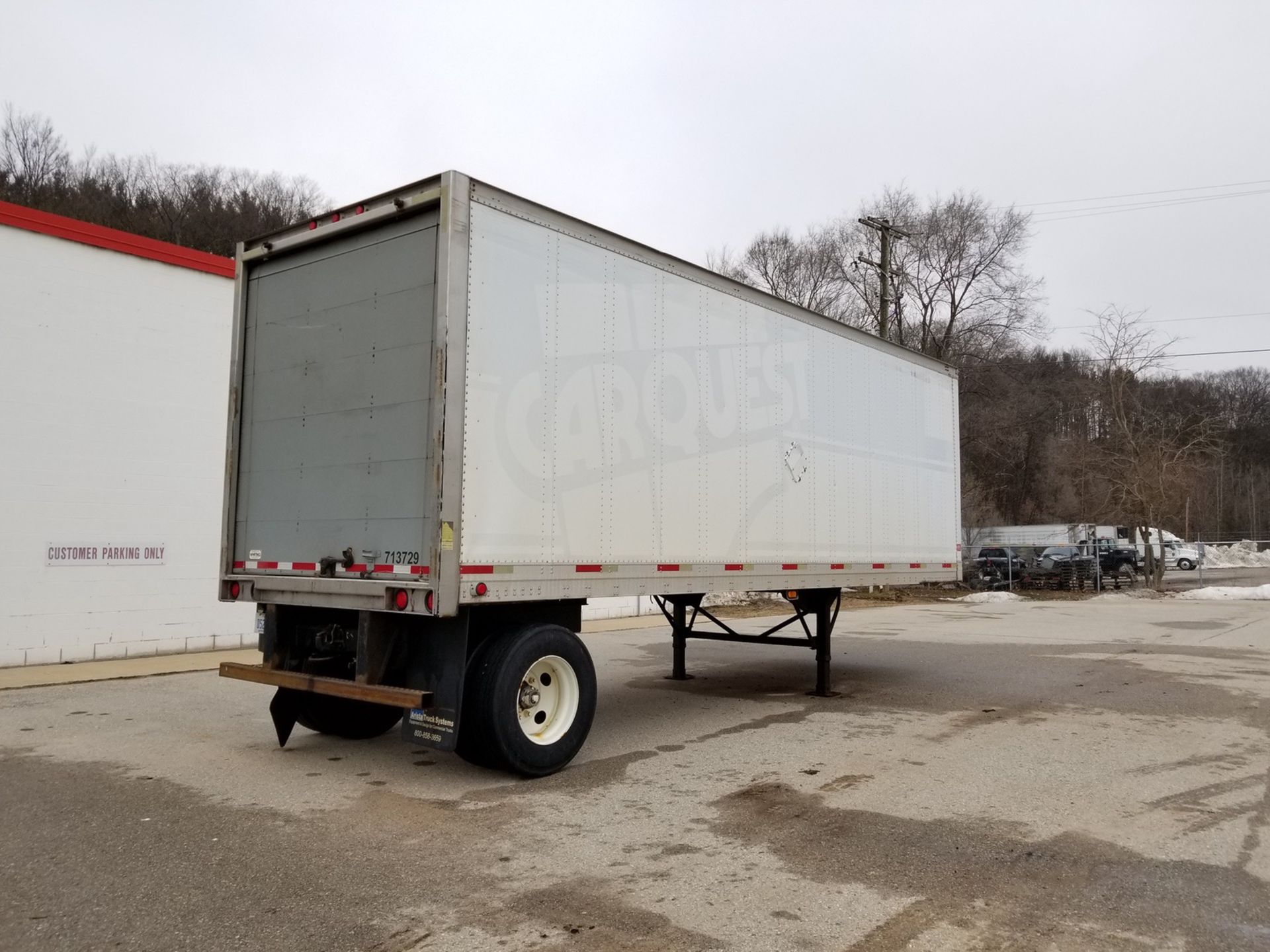 2000 Trailmobile Box Trailer, 26' Pup Trailer, VIN# 1PT07AAEOY9012605 - Image 3 of 28