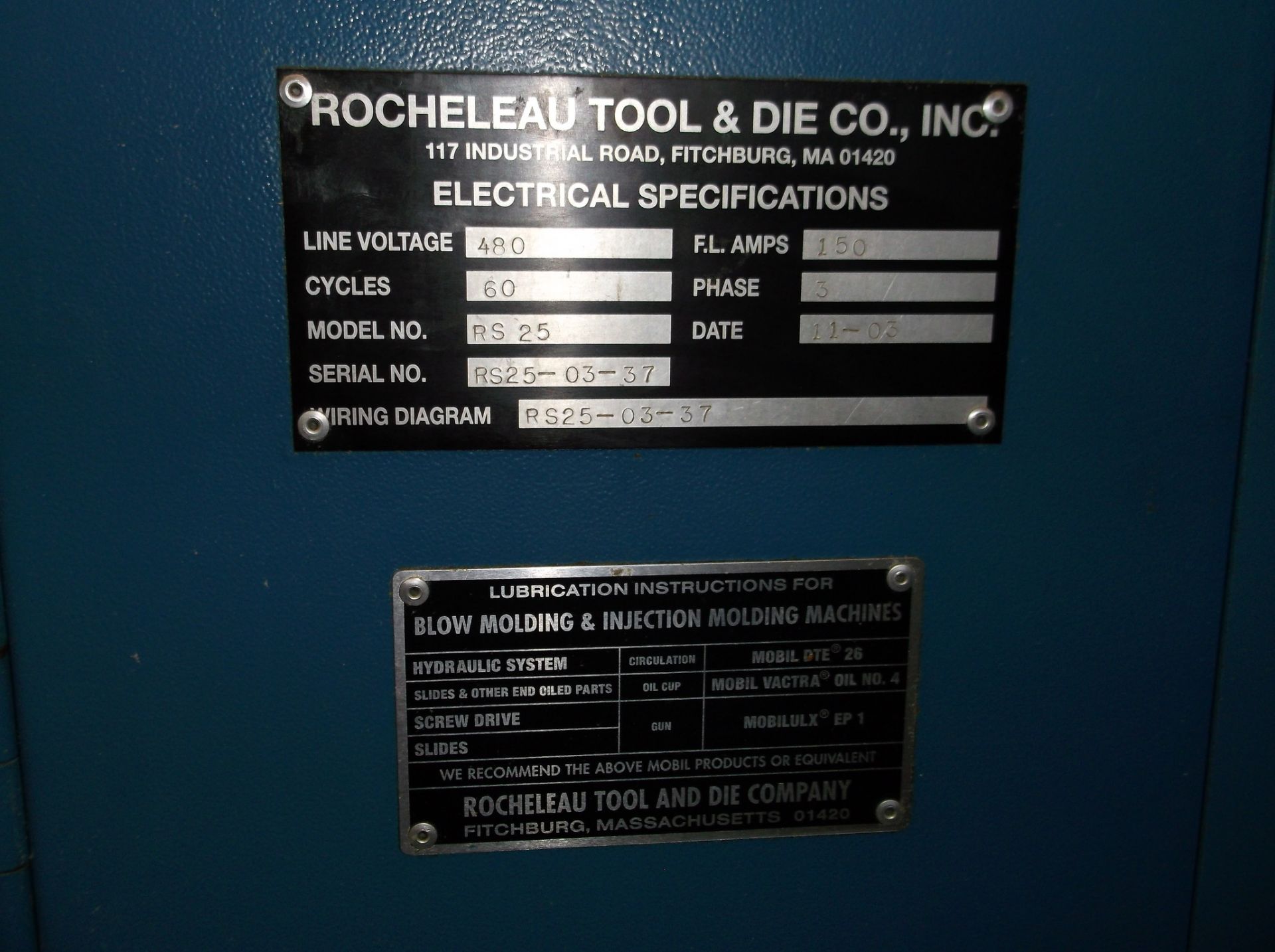 Rocheleau Blow Molding system with trim table and leak detection | Rigging/Loading Fee: $7000 - Bild 2 aus 6