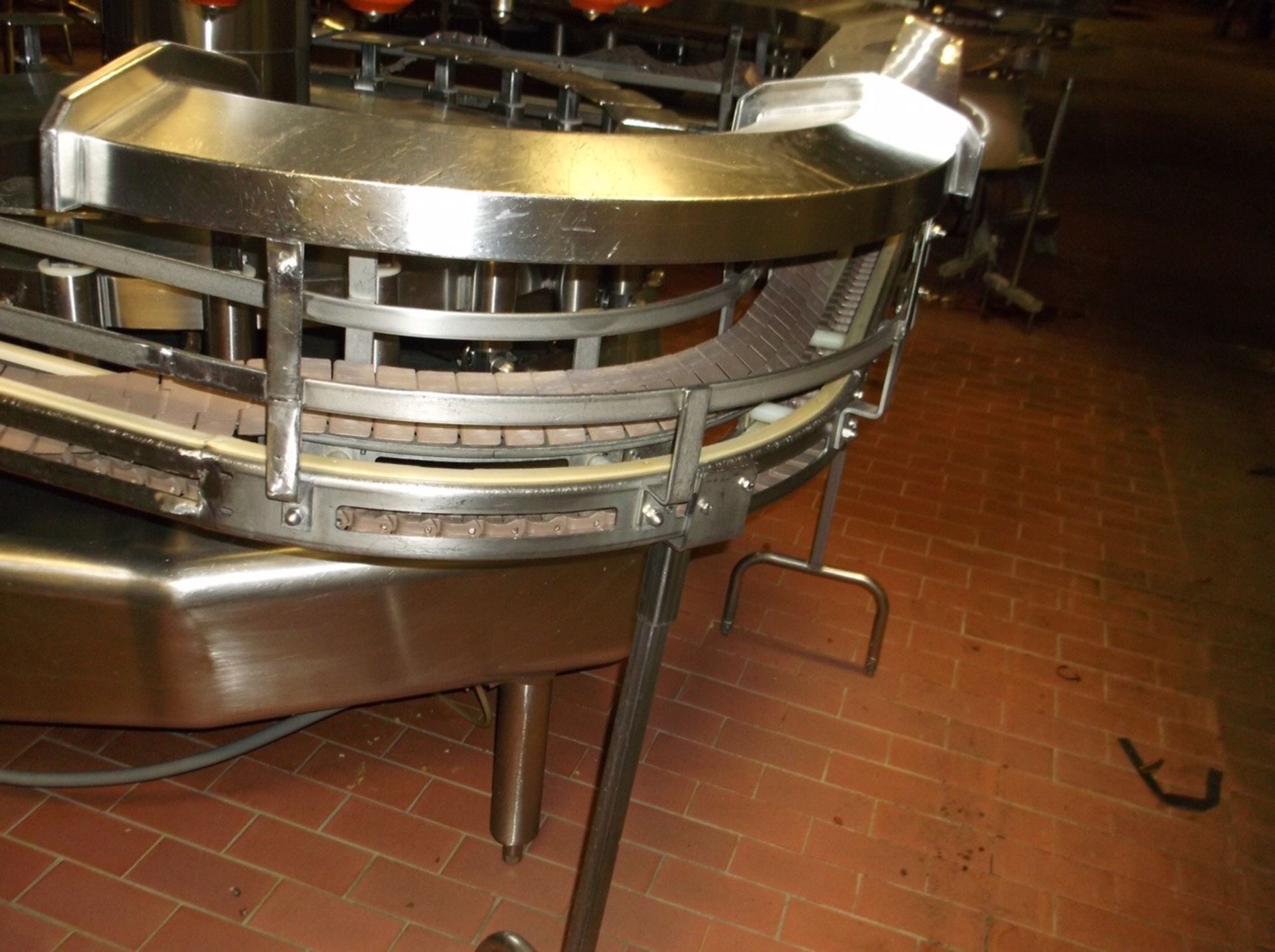 SS 3.5in plastic belt conveyor (outfeed for Lot 295) (5) 90fts, ( | Rigging/Loading Fee: $400 - Image 2 of 2