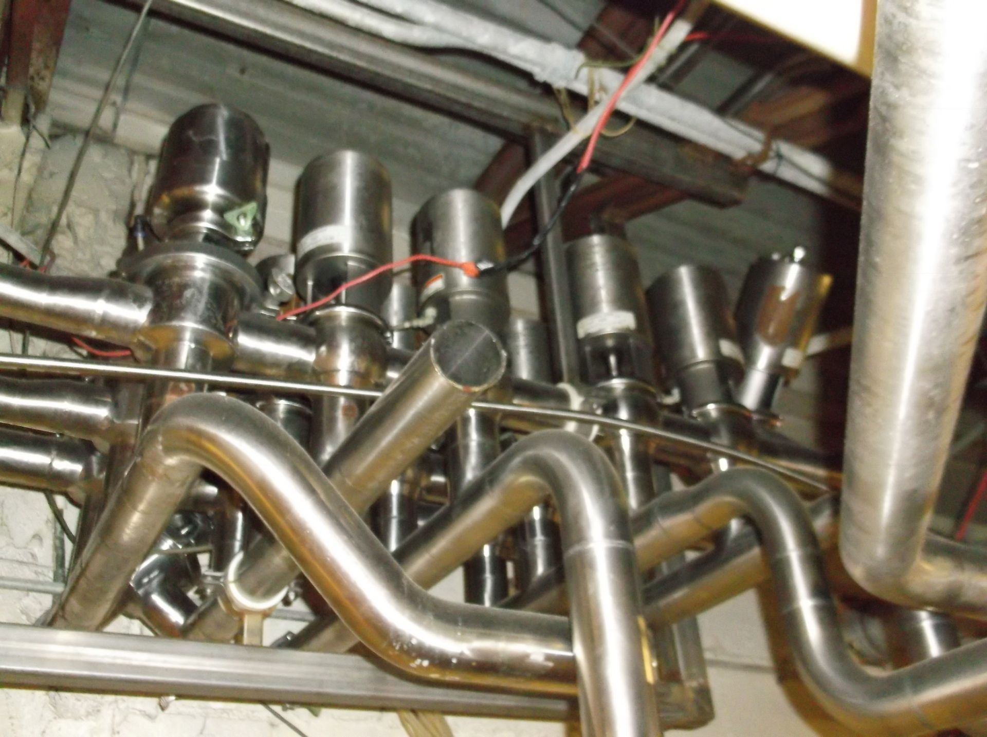 Tri Clover SS 2.5in air valve cluster (18) valves | Rigging/Loading Fee: $200
