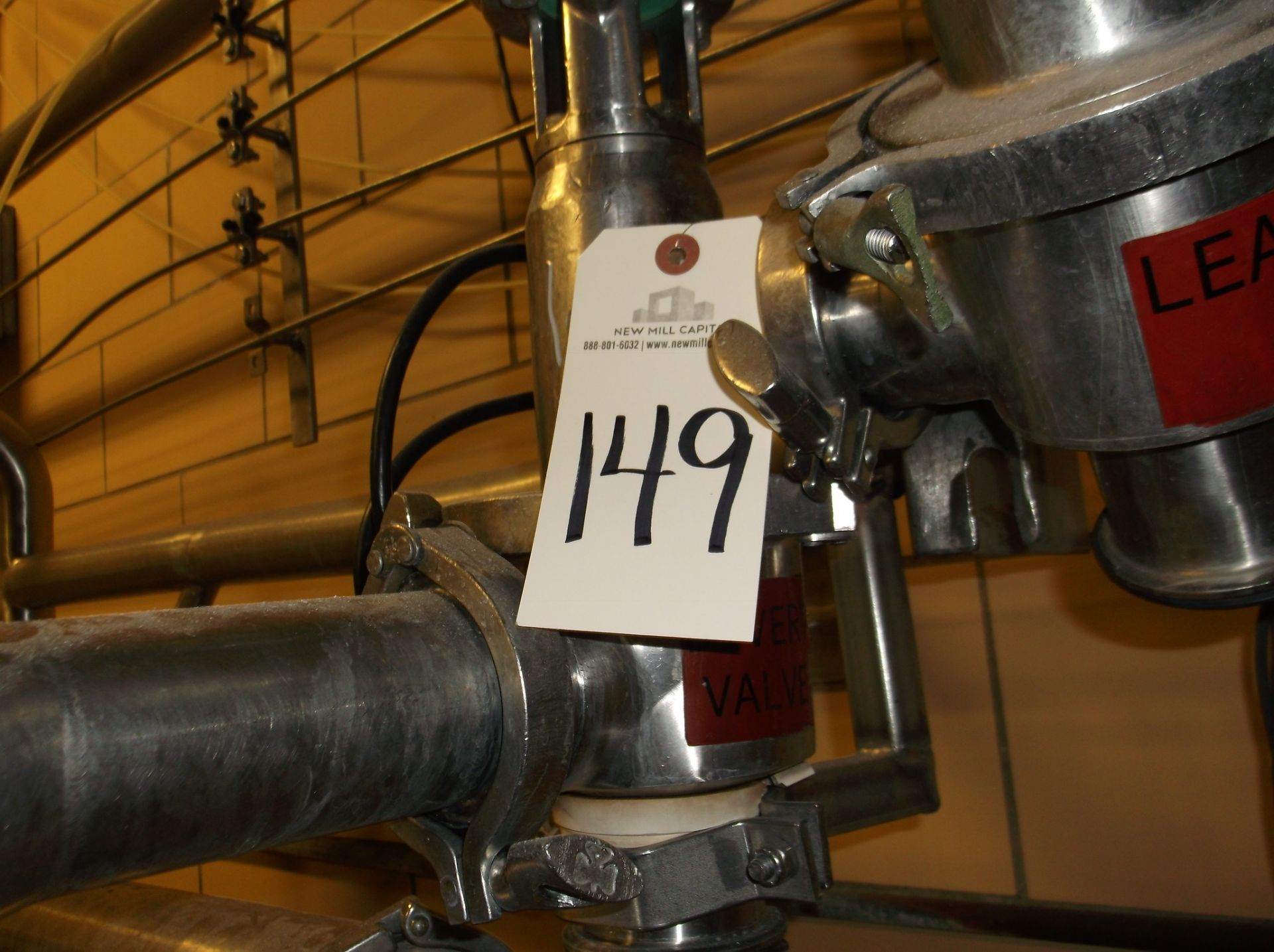 2.5in flow divert valves for #1 HTST system | Rigging/Loading Fee: $100 - Image 2 of 2