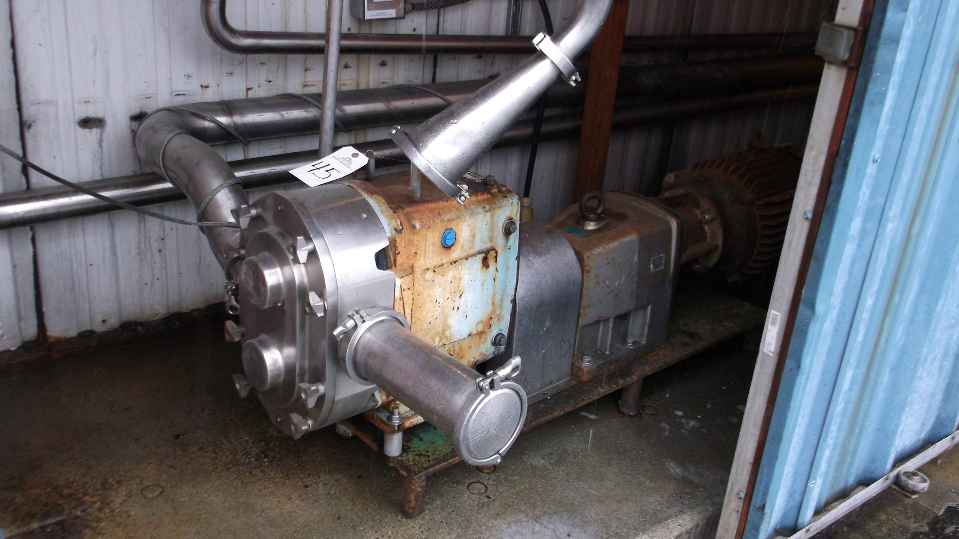 Waukesha Cherry Burrell positive displacement pump, M# 220, with | Rigging/Loading Fee: $200