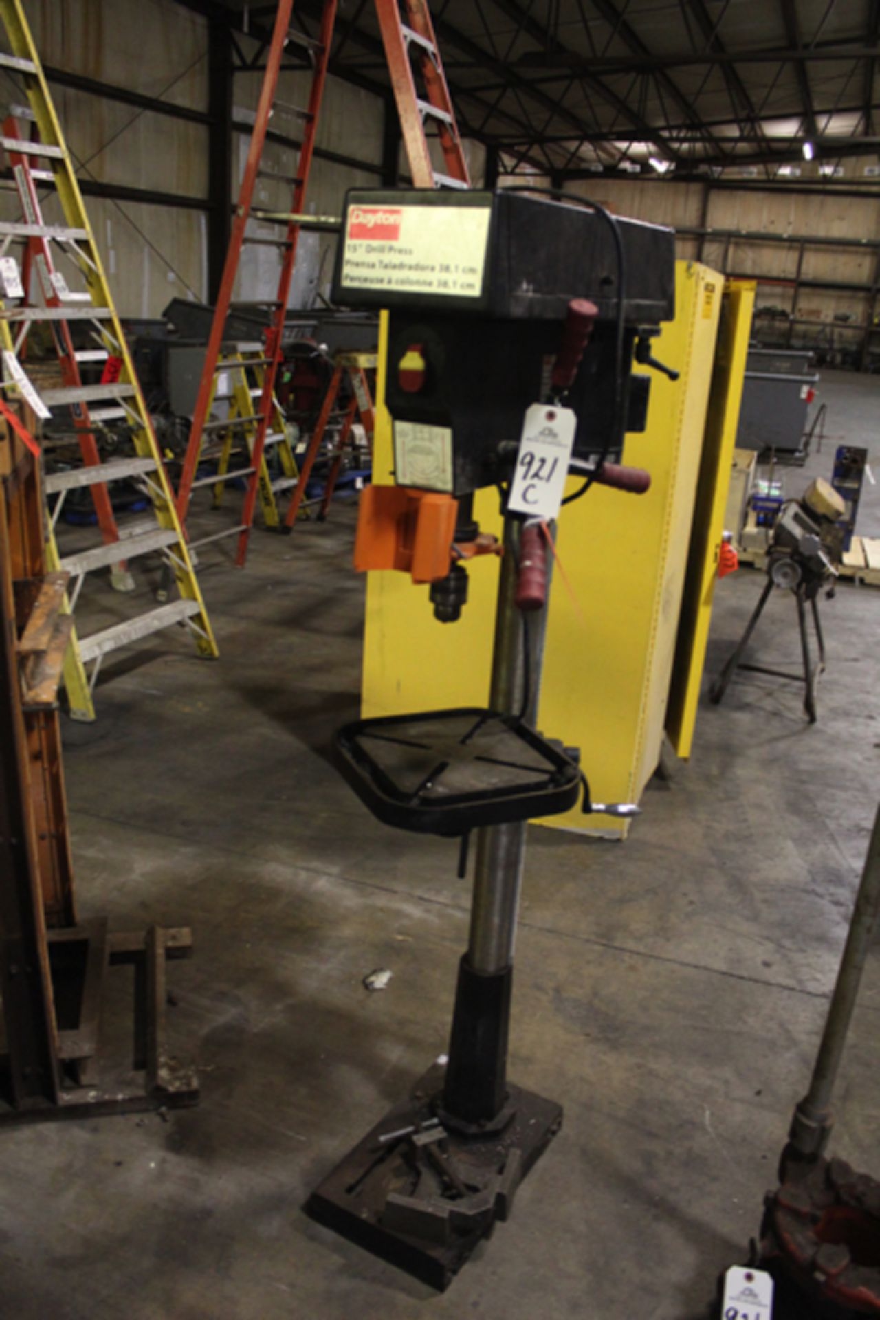 Dayton 15" Drill Press | Rigging: $15