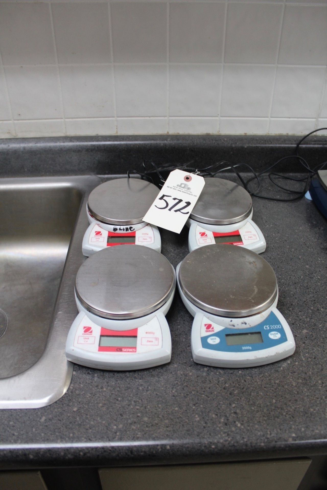 Lot of (4) Ohaus Digital Scales | Rigging: Hand Carry