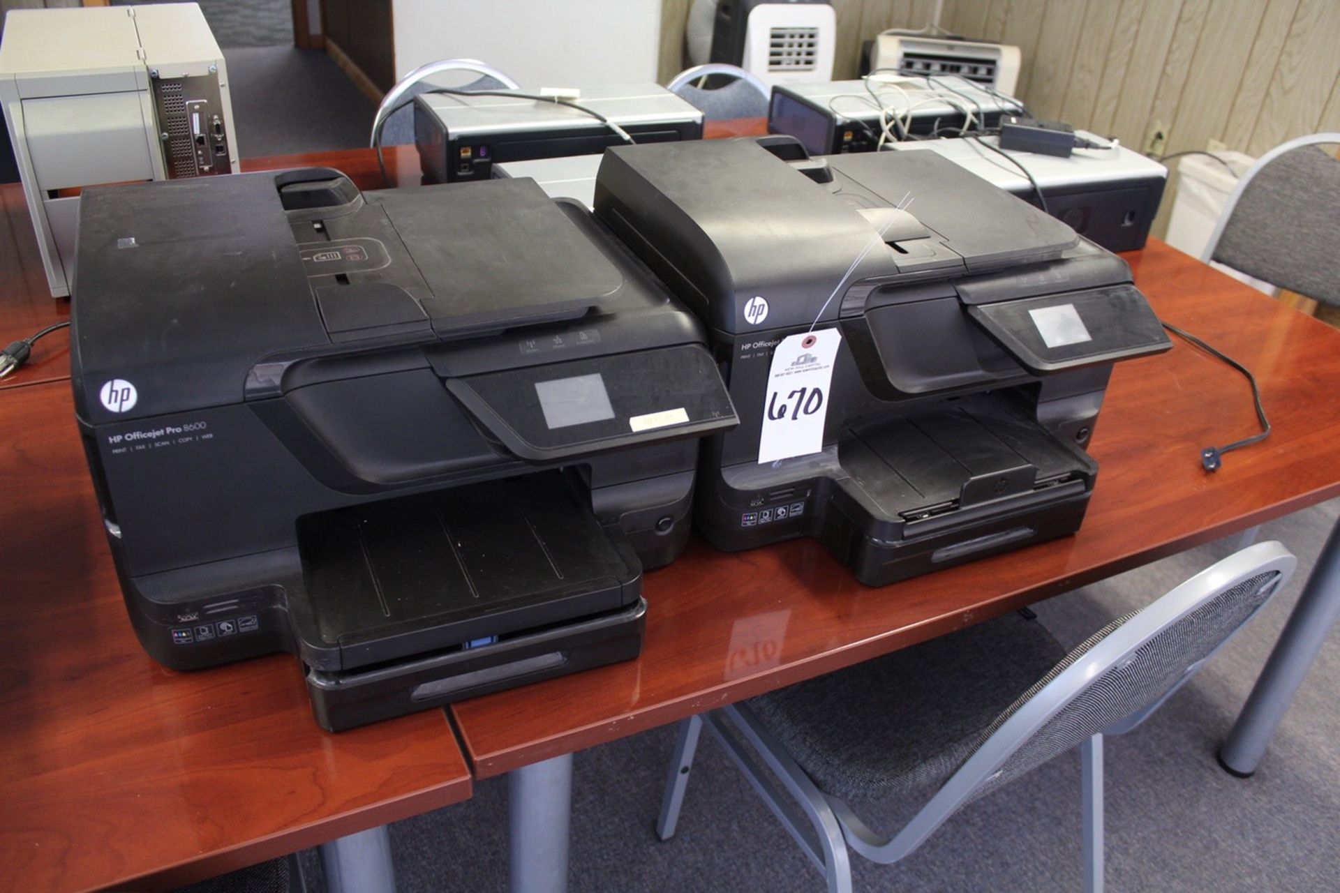 Lot of (2) HP Officejet Pro 8600 Printers | Rigging: Hand Carry