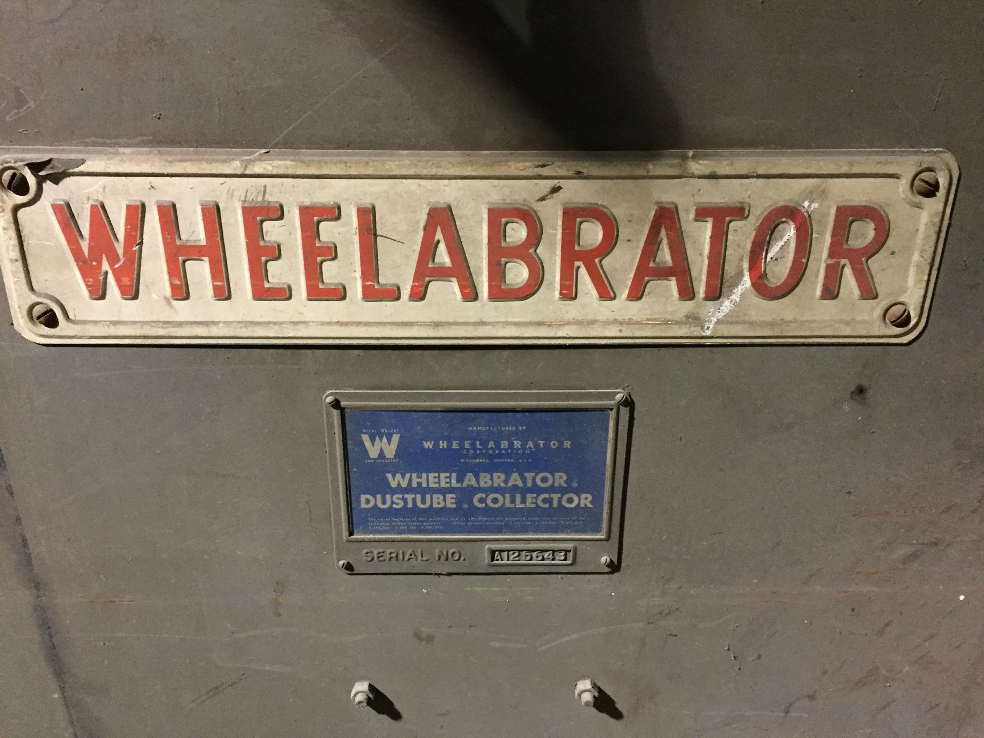 Wheelabrator Dust Collection System for Sand/Shot Blasting Table, S/N: | Rigging/Loading Fee: $1500 - Image 3 of 4