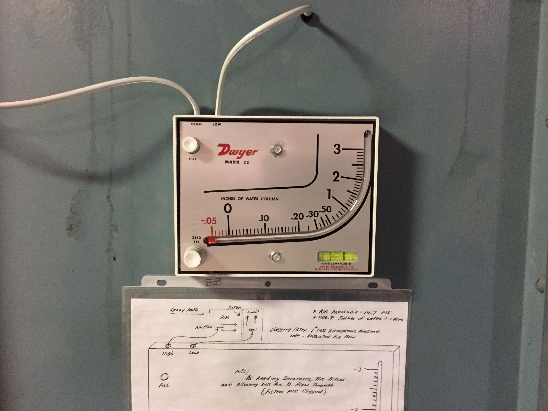 Water Based Spray Booth, Dywer Mark II Pressure Montioring System, Appr | Rigging/Loading Fee: $5000 - Image 6 of 8