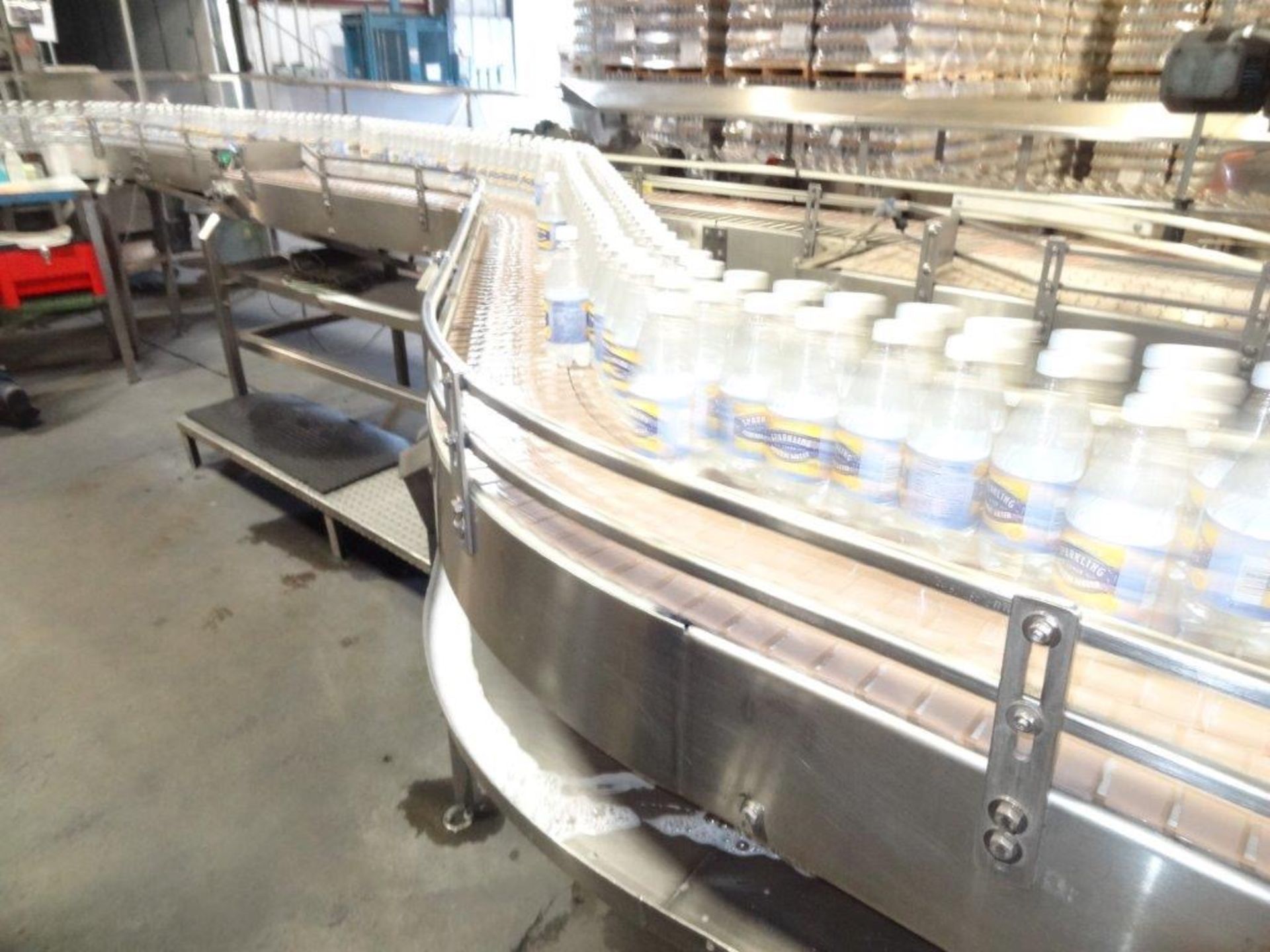 Stainless Steel Tabletop Conveyor Includes Pressure Style 18' Single Filer, Slow D | Rigging: $2000 - Image 3 of 6