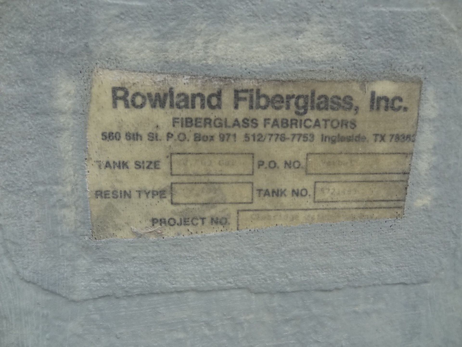 (2) 20,000 Gallon Fiberglass Holding Tanks, 12’-6” diameter x 26’ tall | Rigging Fee: $4000 - Image 5 of 5