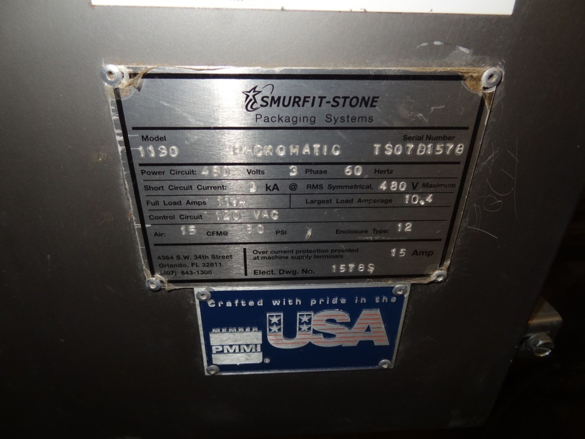 Smurfit-Stone Model 1130 Packomatic Automatic Case Sealer w/N | Rigging Fee: $850 - Image 2 of 4