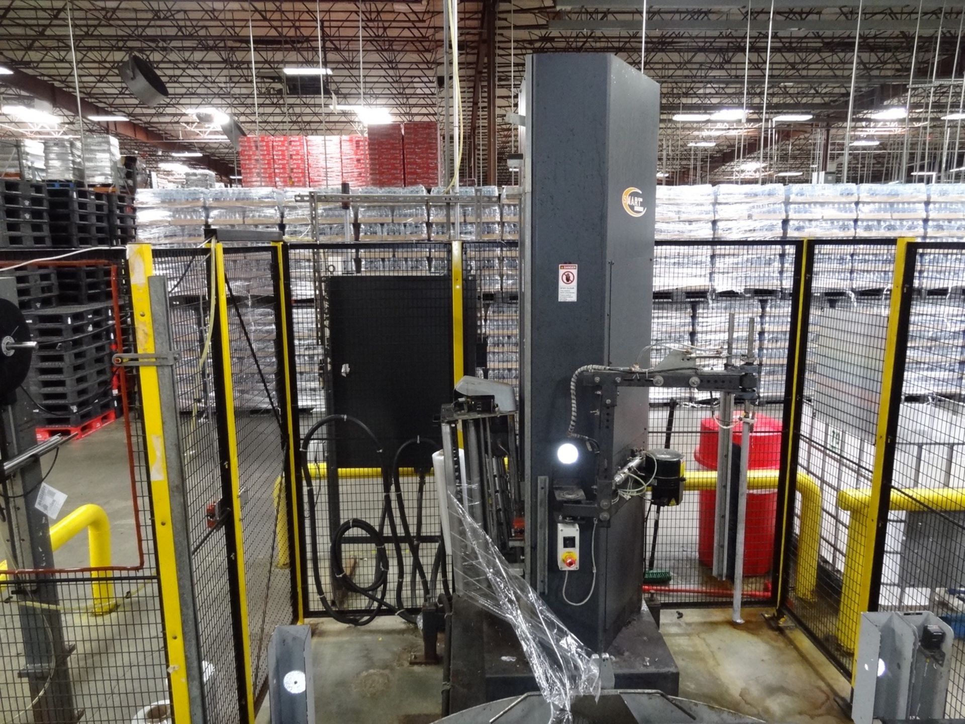 2010 Wulftec Pallet Wrapper, Model WCA-SMART, Turntable Type, 5 Ft Infeed Conve | Rigging Fee: $1500 - Image 6 of 7