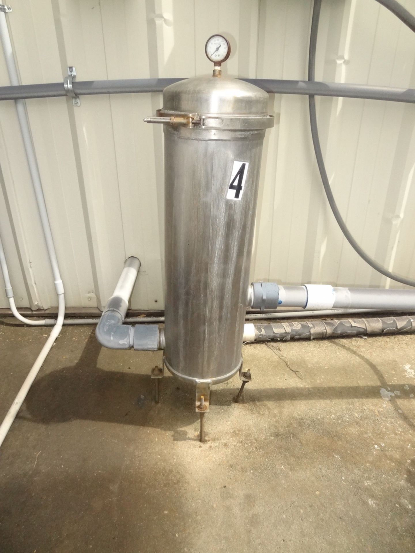 Stainless Steel Filter Housing, 30 inch, 200 gpm | Rigging Fee: $50