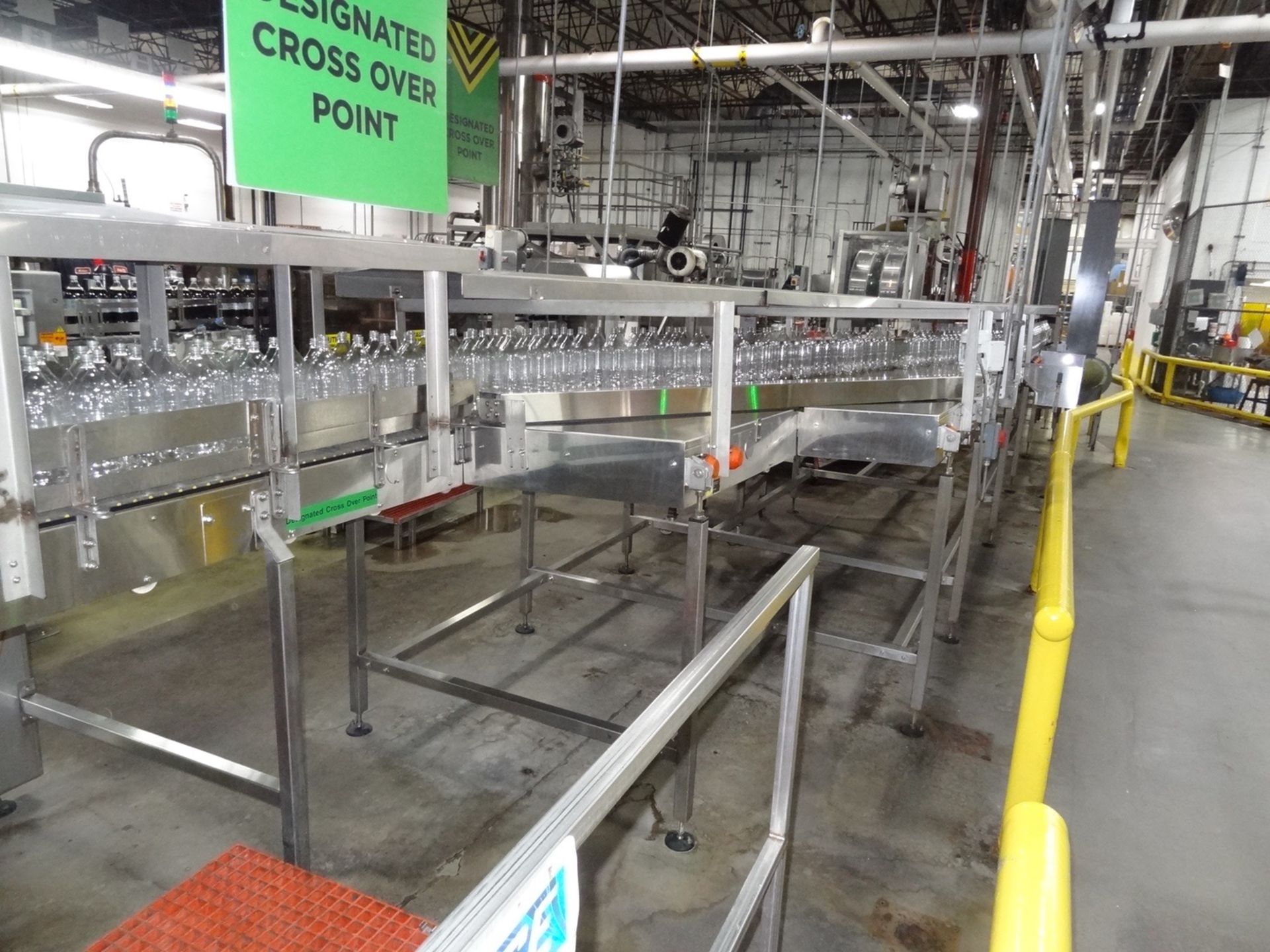 2009 Alliance Pressureless Conveyor, Stainless Steel, 32Ft Long, 18in Infeed to | Rigging Fee: $1250