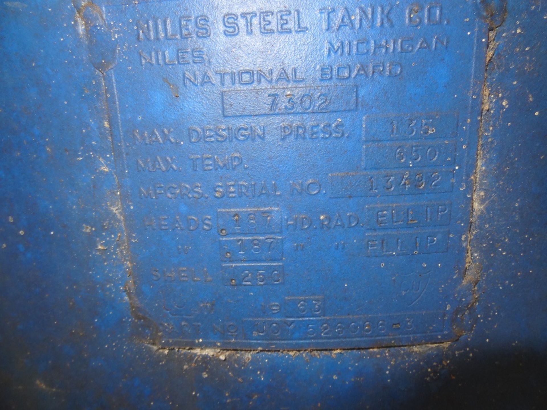 Niles Steel Air Tank - 300 gallon | Rigging Fee: $100 - Image 2 of 2