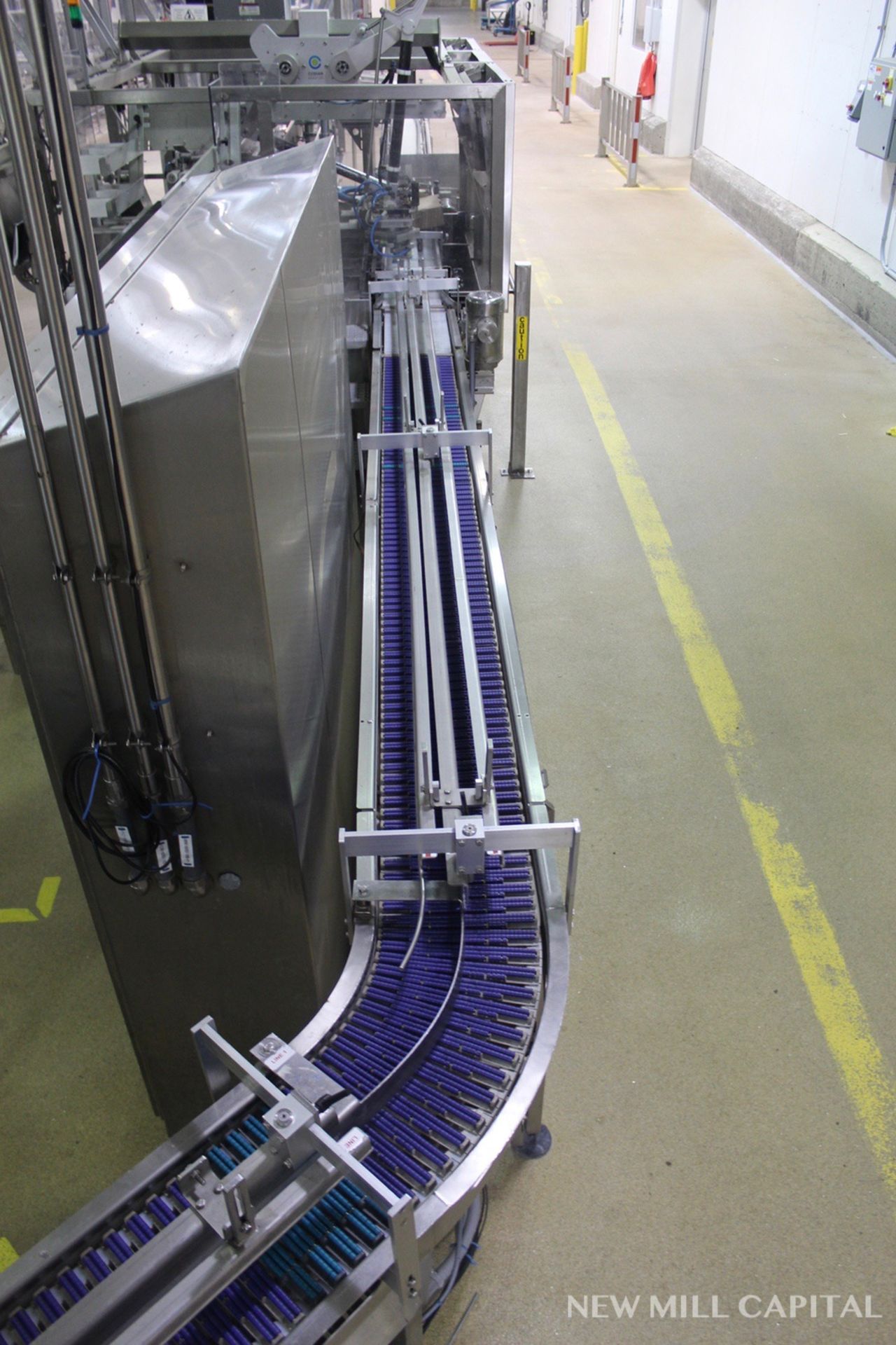 12" x 21' Power Roller Belt Conveyor | Rigging Fee: $150 - Image 3 of 3