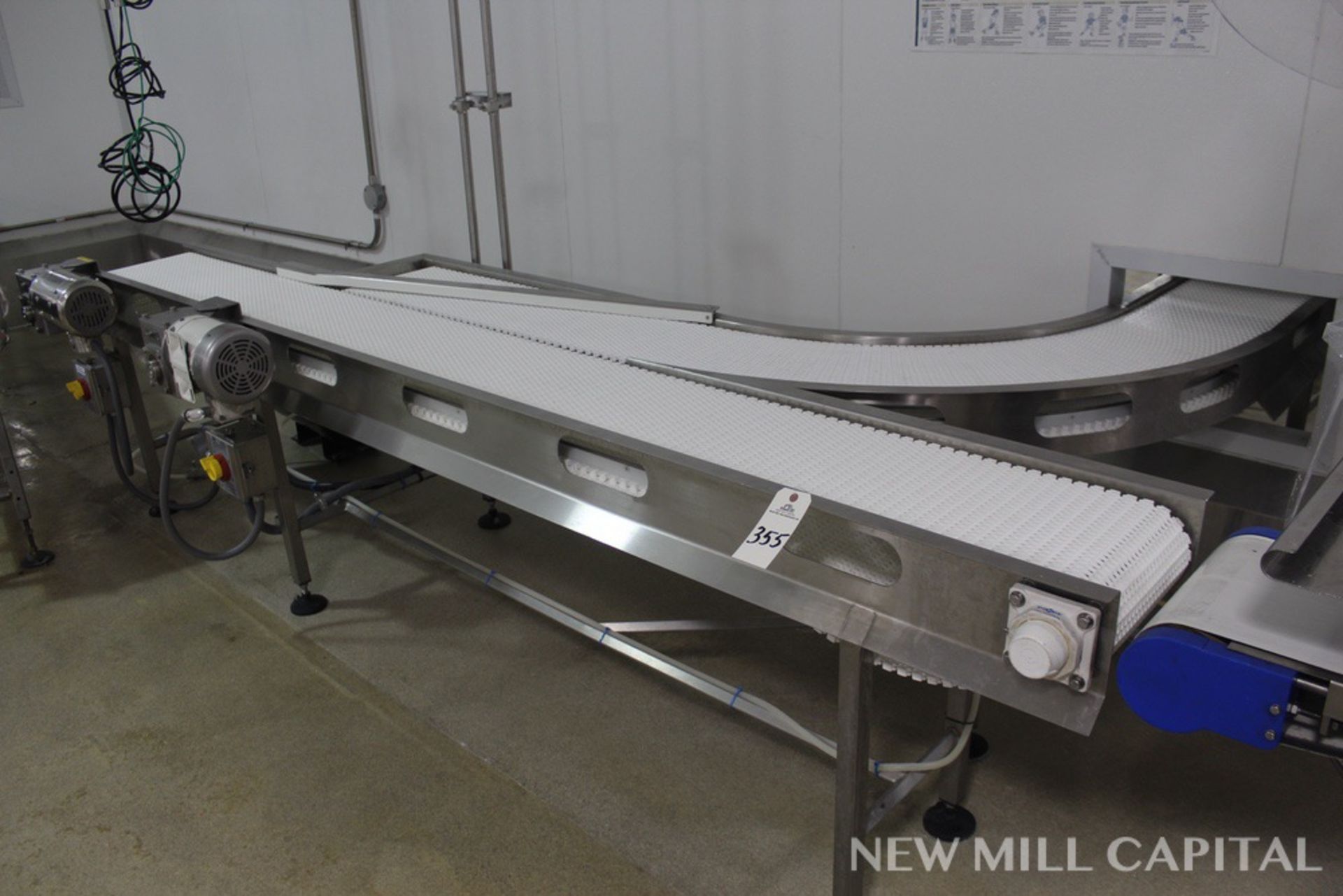 12" x 22' Plastic Mesh Conveyor Section | Rigging Fee: $175