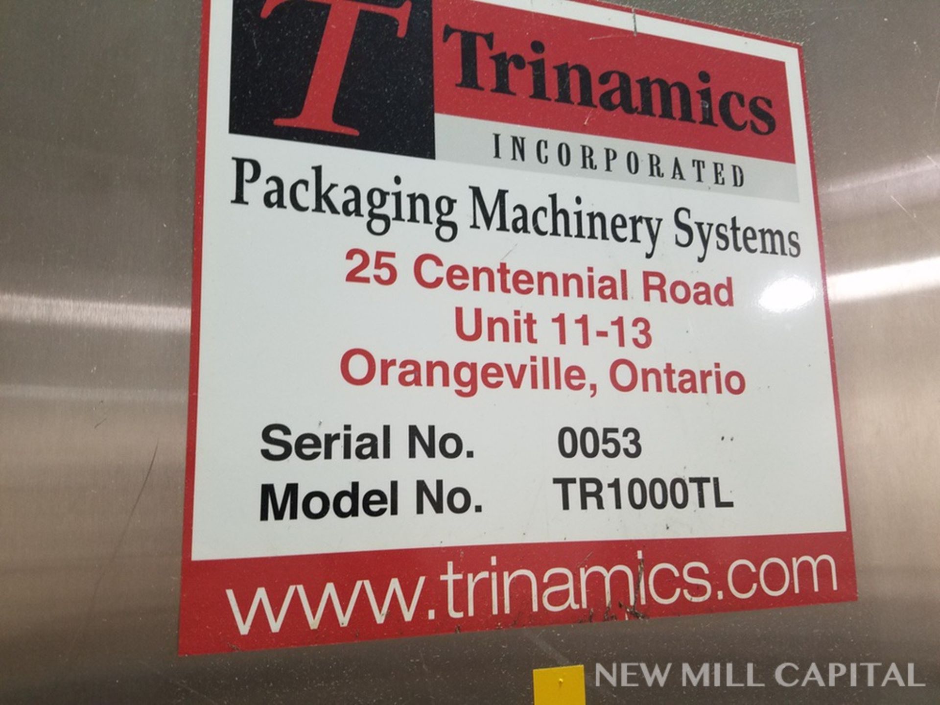 2004 Trinamics Top Load Case Packer, M# TR1000 TL, S/N 0053 | Rigging Fee: $750 - Image 2 of 5