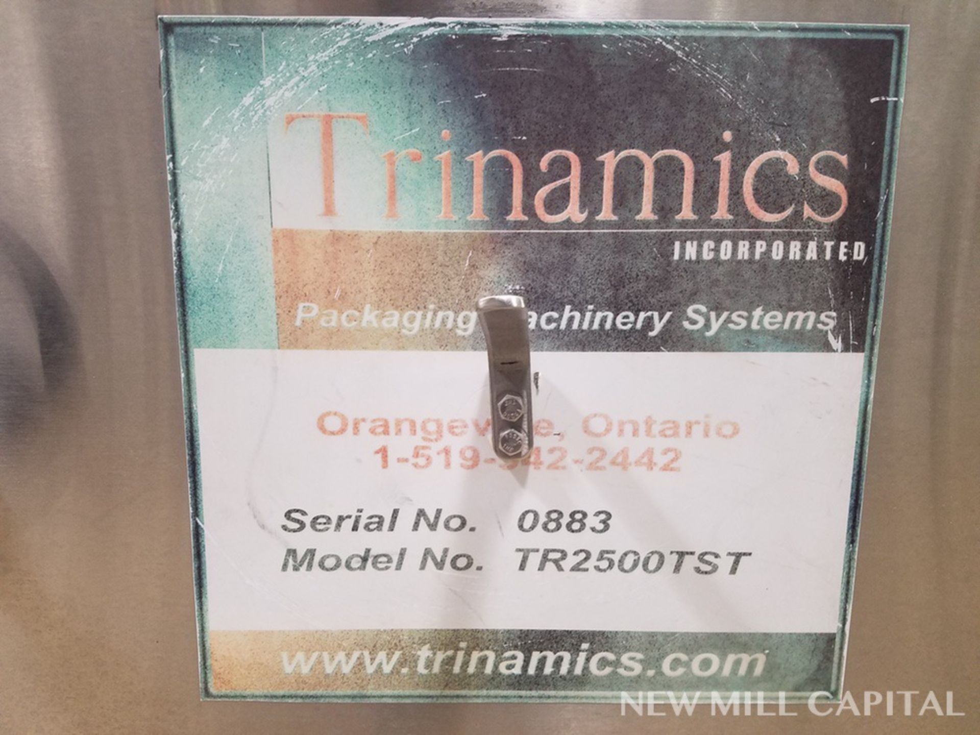 2012 Trinamics Case Sealer, M# TR2500TST, S/N 0883 (Subject to Bulk) | Rigging Fee: $350 - Image 2 of 3