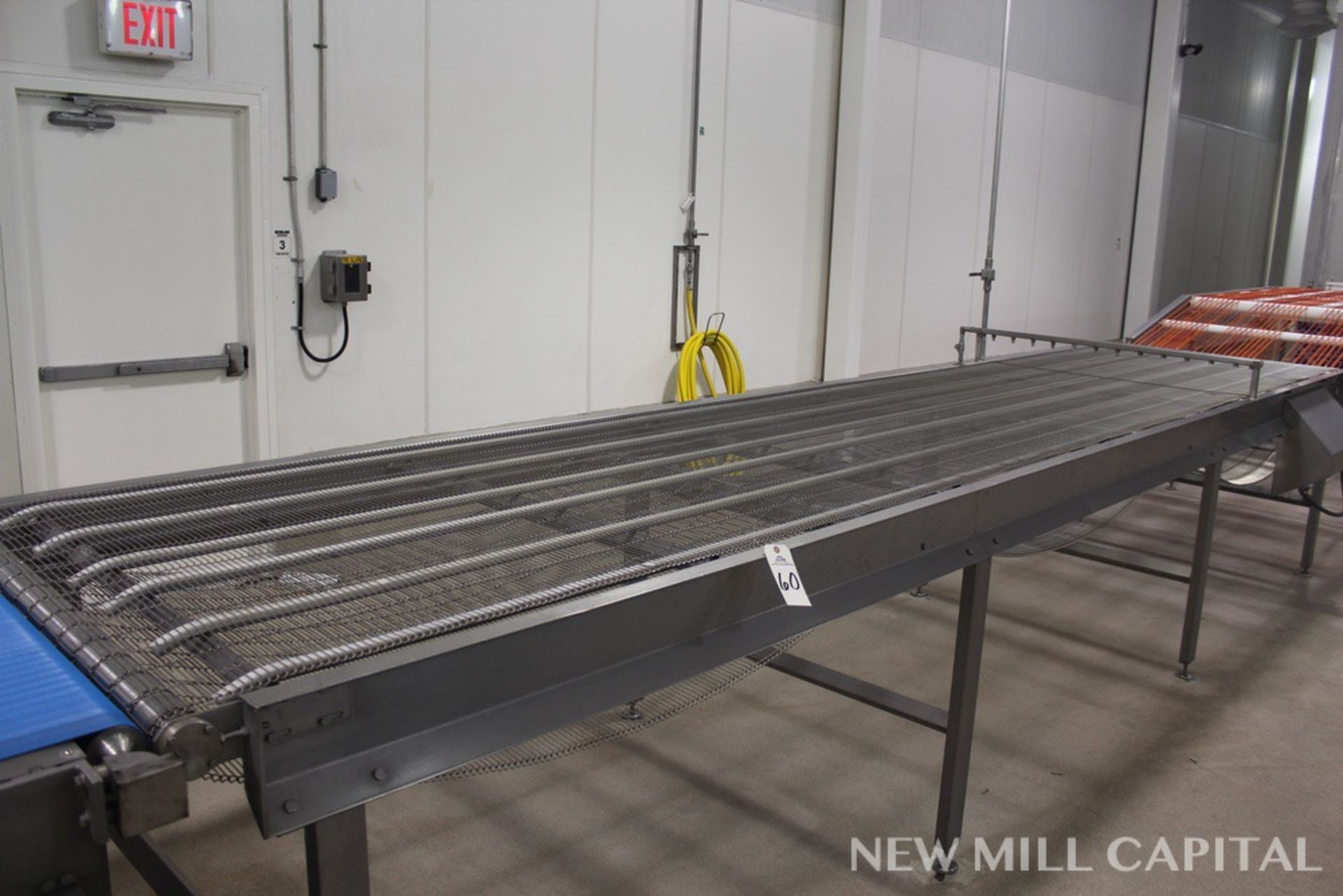 47" X 19' 6" Wire Mesh Belt Conveyor Section | Rigging Fee: $150