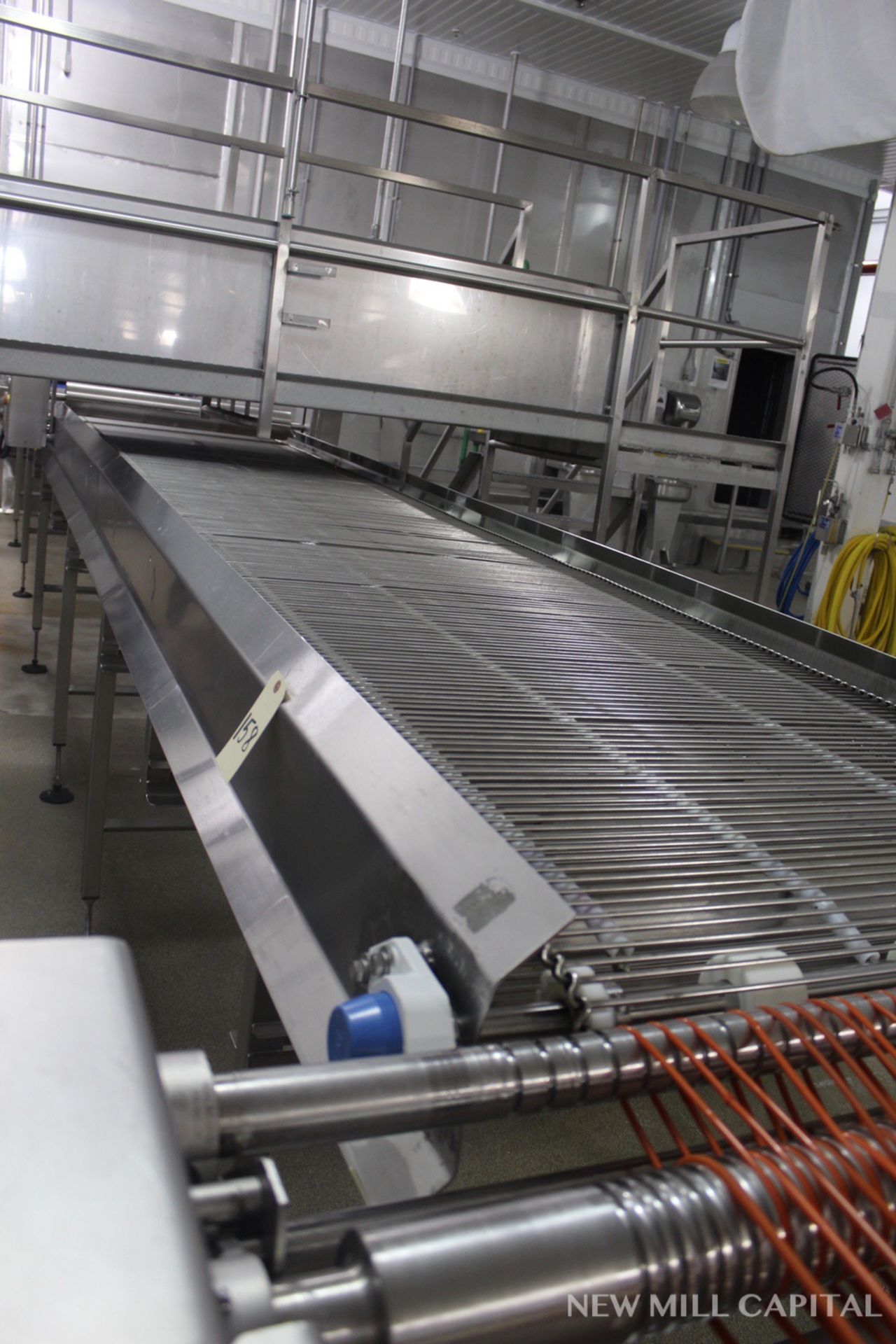 38" x 23'9" Stainless Steel Wire Mesh Conveyor Section | Rigging Fee: $200