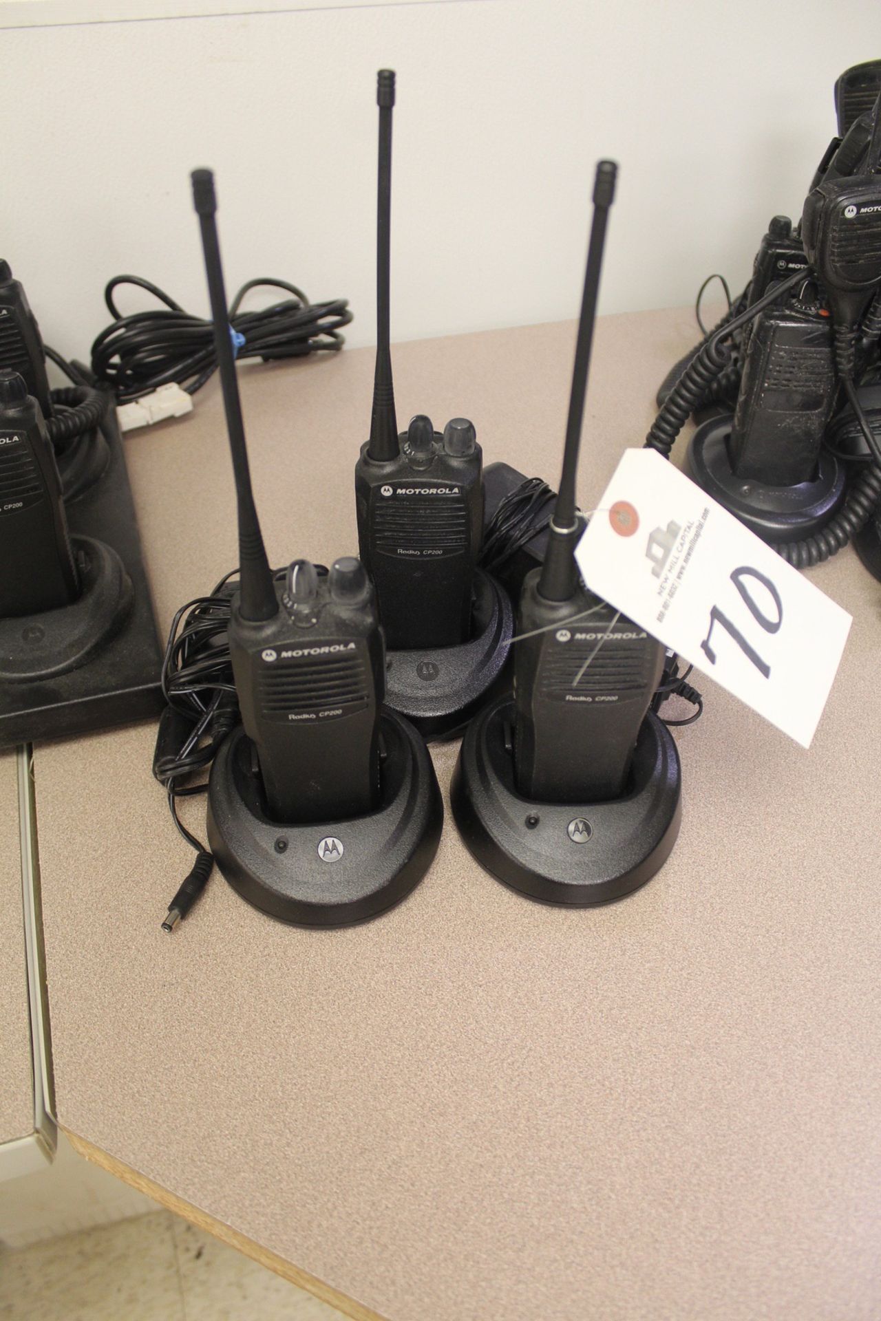 Lot of (3) Motorola 2-Way Radios w/ Chargers, M# AAH50RDC9AA1AN | Rigging Fee: Hand Carry