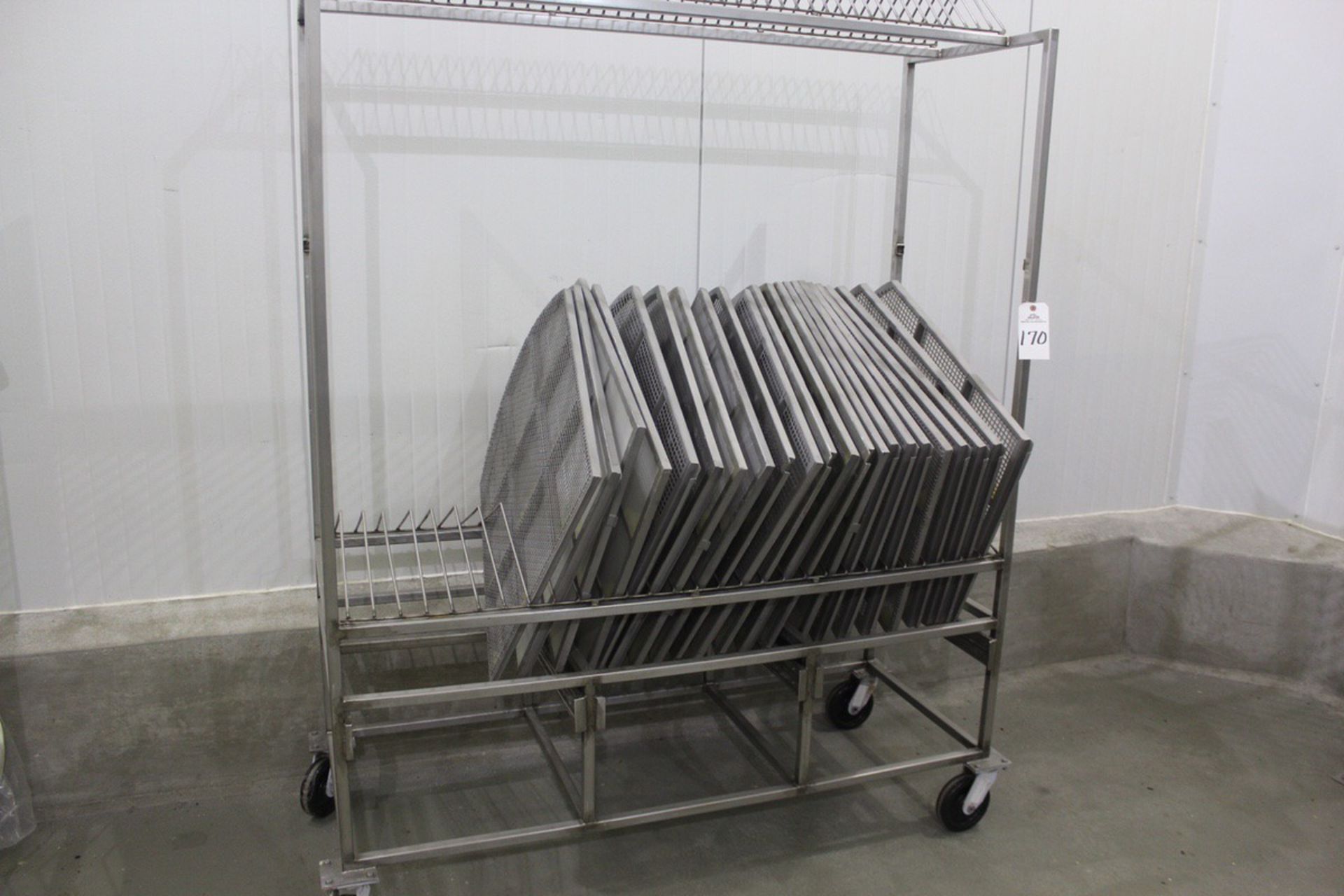 Lot of Great Western Sifter Screens, W/ Rack | Rigging Fee: $50