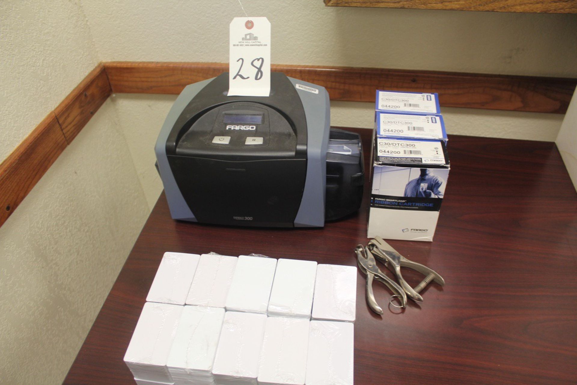 Fargo Electronics DTC 300 Card Printer, M# 044000 | Rigging Fee: Hand Carry