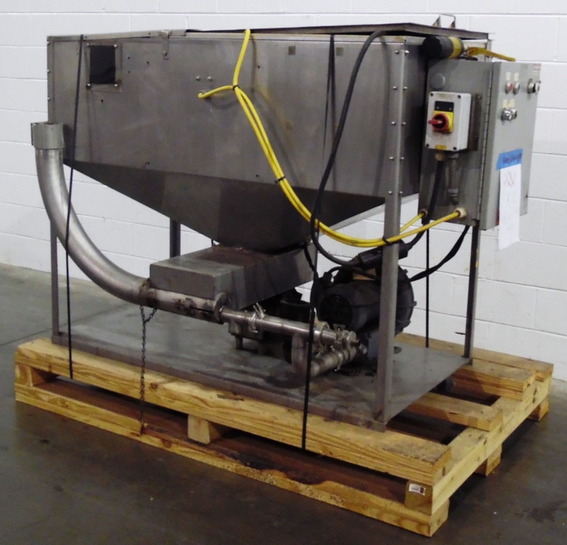 Cap Hopper with Blower, Approx 20 Cubic Feet Capacity Stainless Steel Hopper | No Charge for Loading
