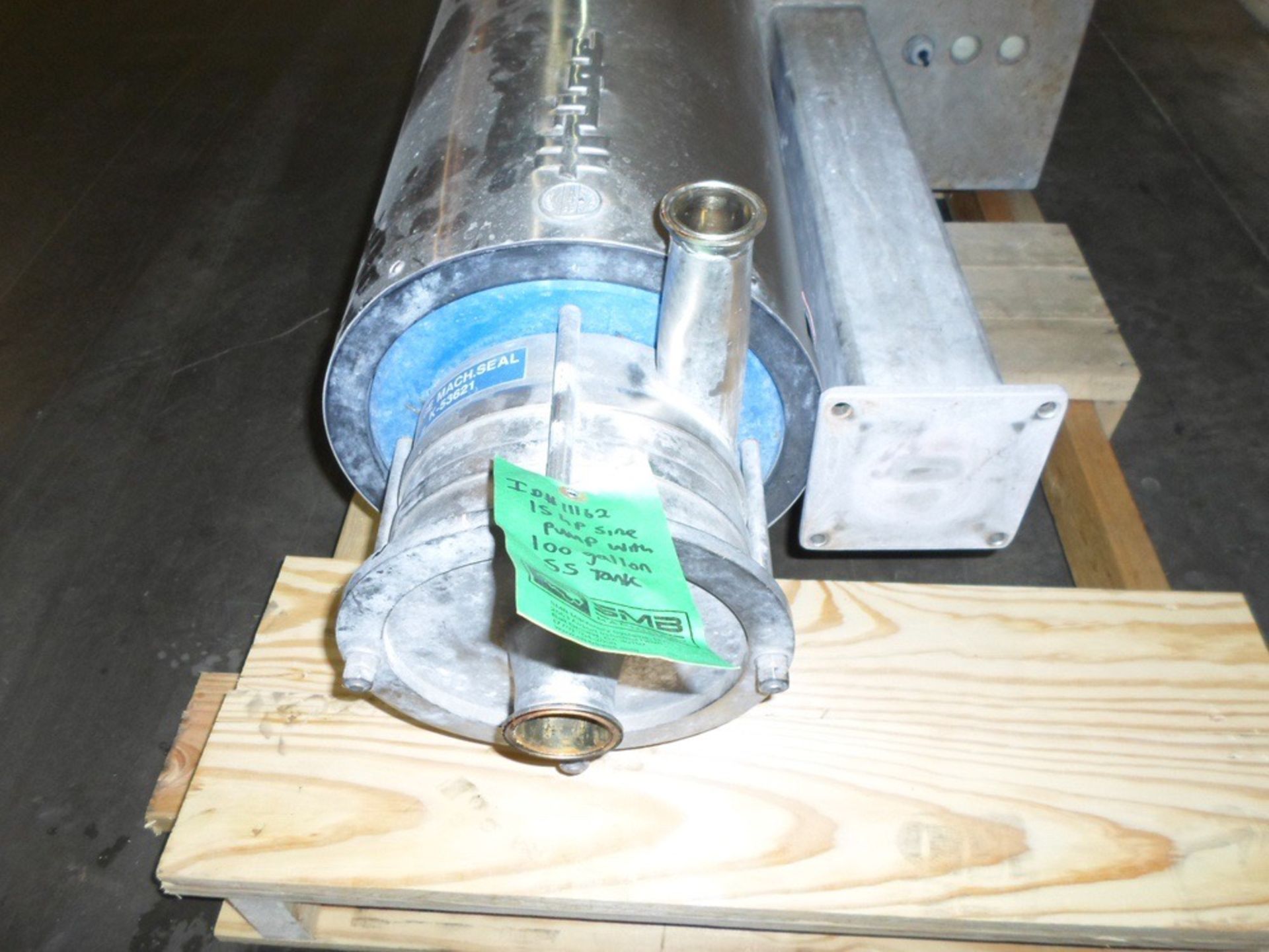Hayes Model Hygiana-Super 11/3B Multi-State Centrifugal Pump, 15 HP, Capacit | No Charge for Loading - Image 2 of 4