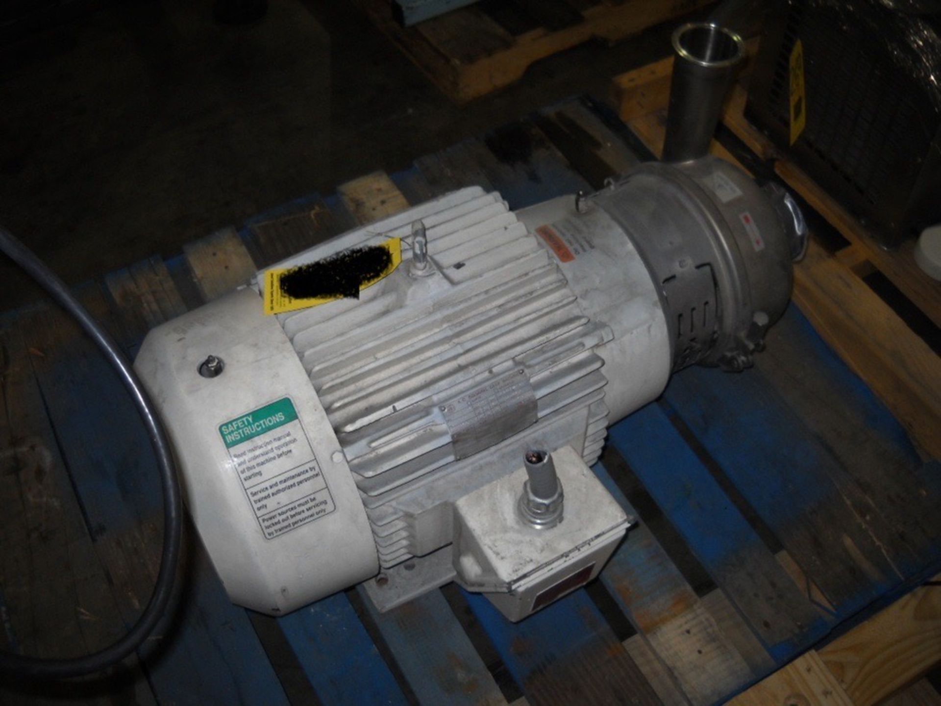 APV Crepaco Model W+30/120 Centrifugal Pump, 30 HP, 3535 RPM, Inlet: 3 / Out | No Charge for Loading