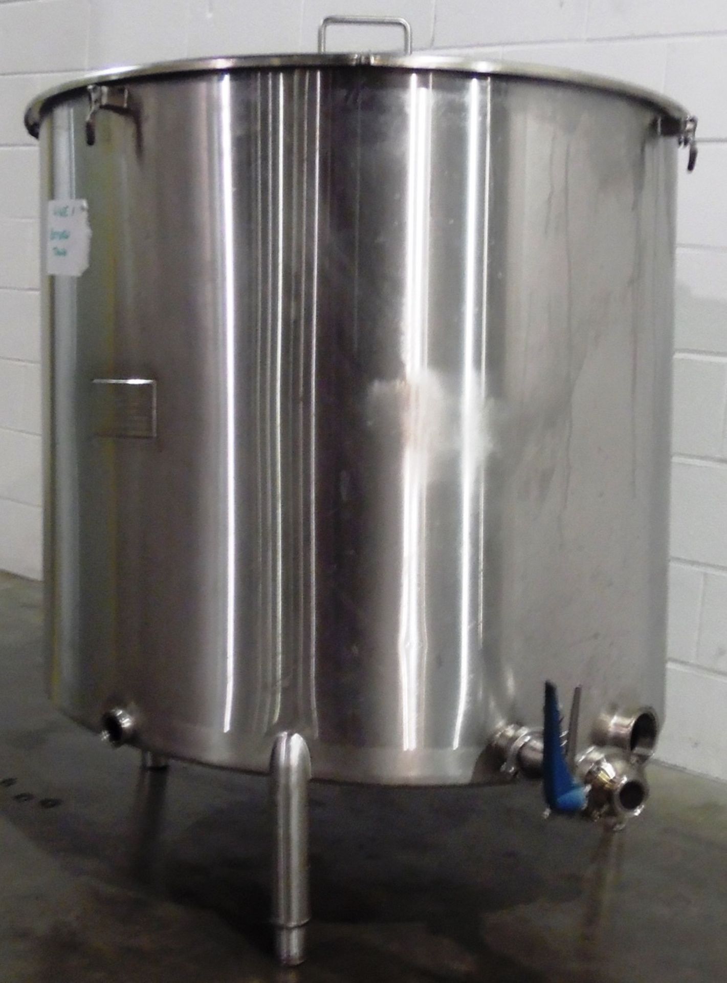 110 Gallon Single Wall Stainless Steel Return Tank, Approx 35" Straightwall | No Charge for Loading