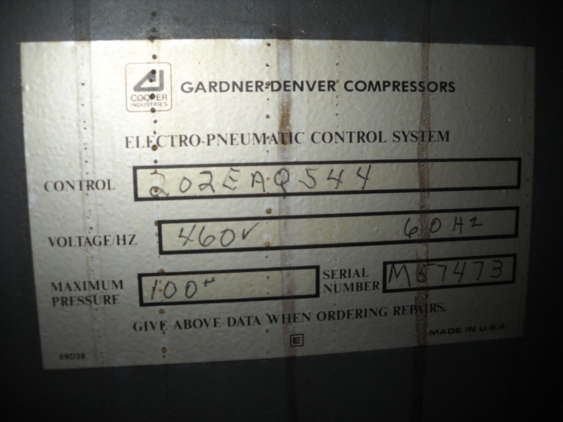 Gardner-Denver Eausrddcaaotc 300 HP Rotary Screw Skid Mount Air Compressor, | No Charge for Loading - Image 3 of 4