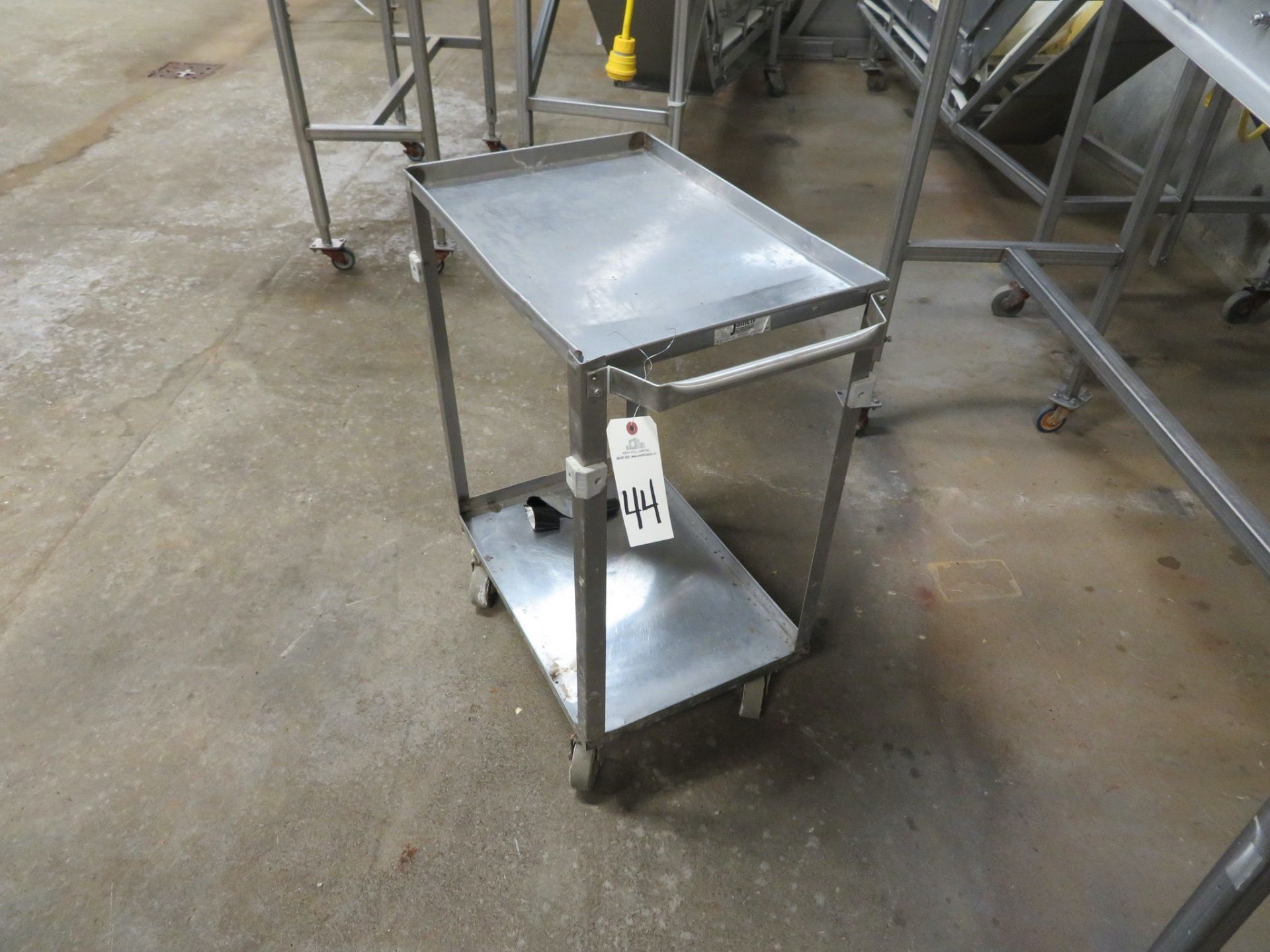 Stainless Steel Cart, 24" x 16", 34" Height | Rigging Fee: $50