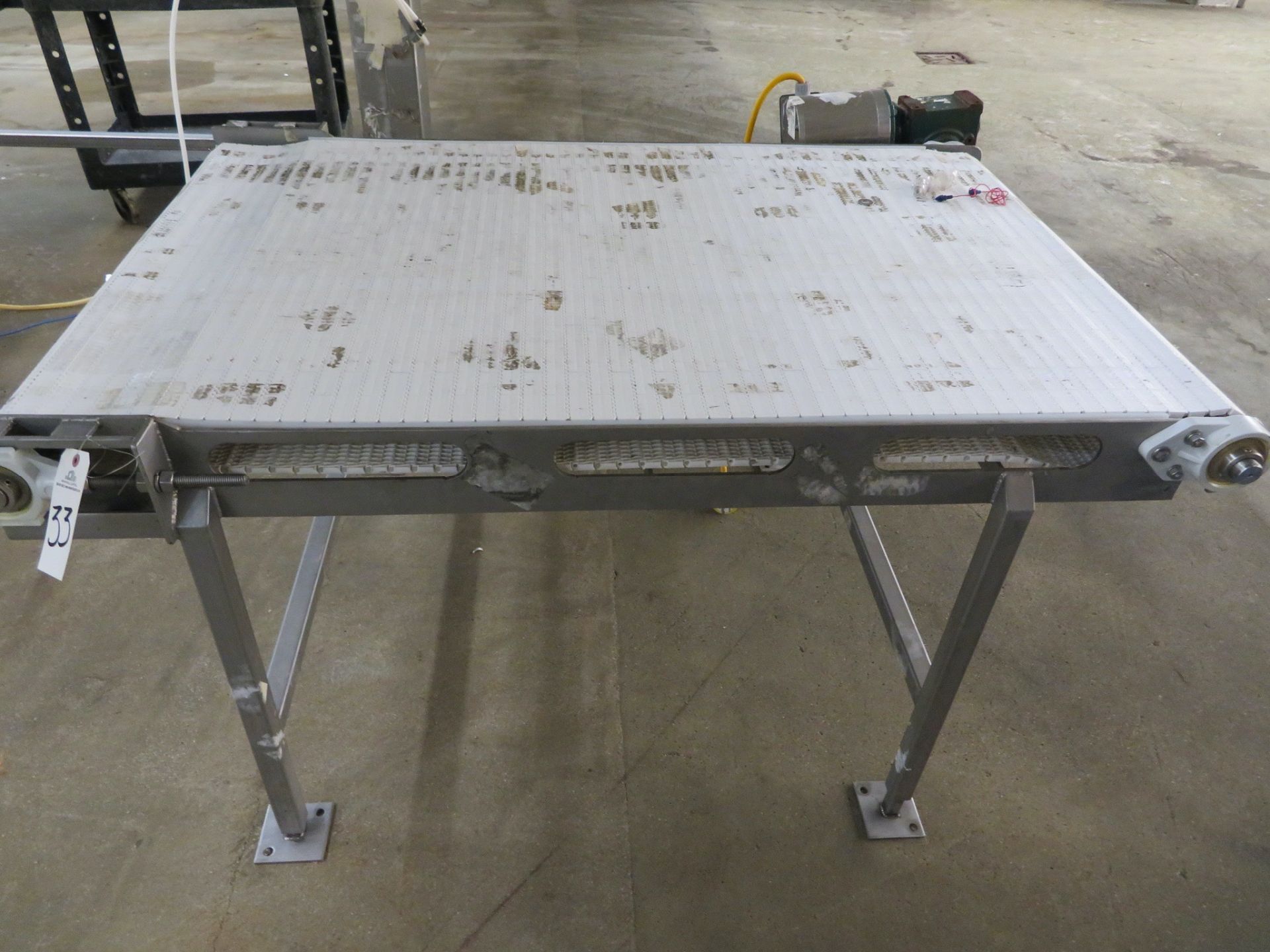 Stainless Steel Conveyor, 36"W x 60"L Belt, Stainless Steel Motor | Rigging Fee: $100 - Image 2 of 2