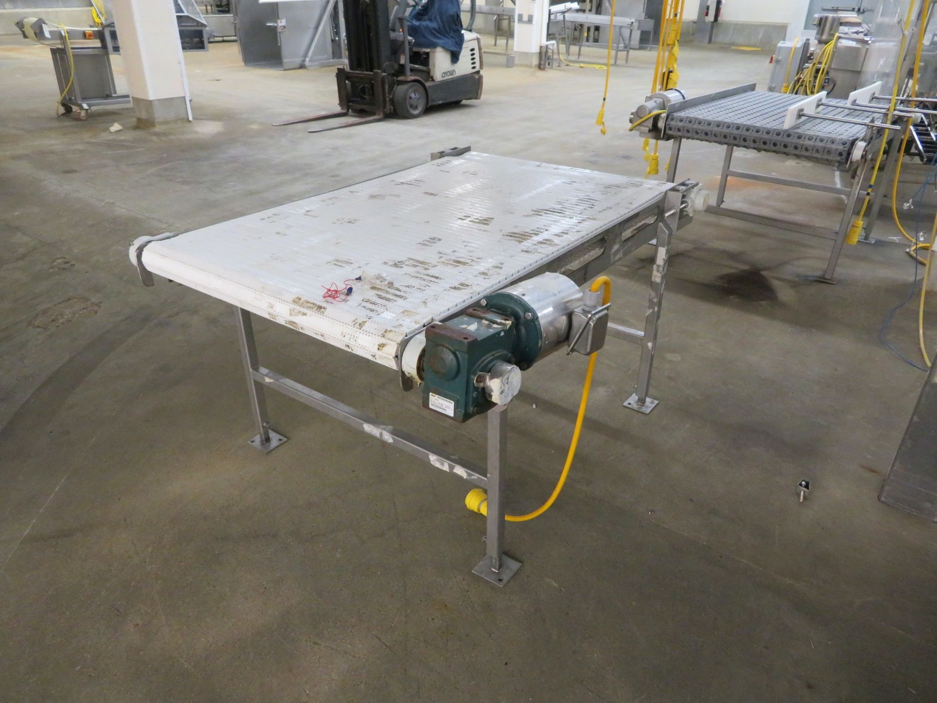 Stainless Steel Conveyor, 36"W x 60"L Belt, Stainless Steel Motor | Rigging Fee: $100